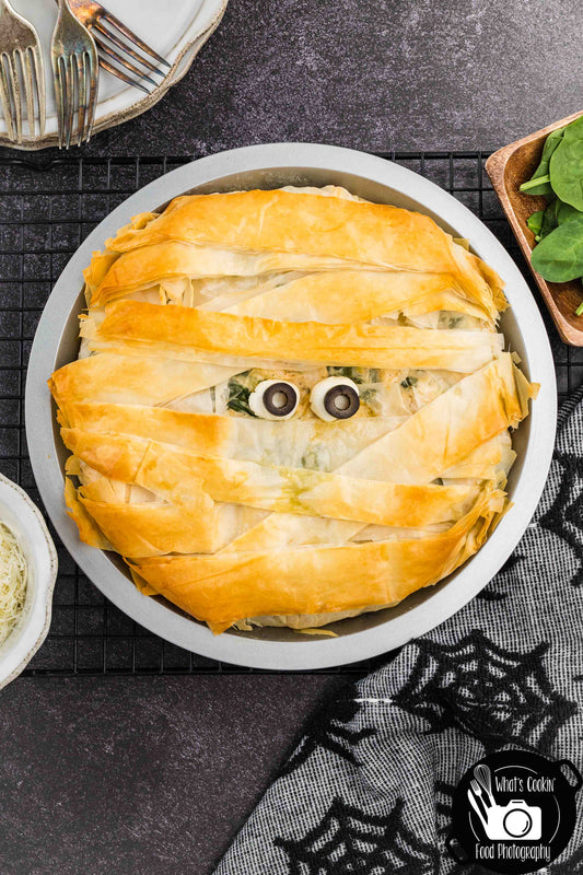Mummy Chicken & Spinach Phyllo Pie