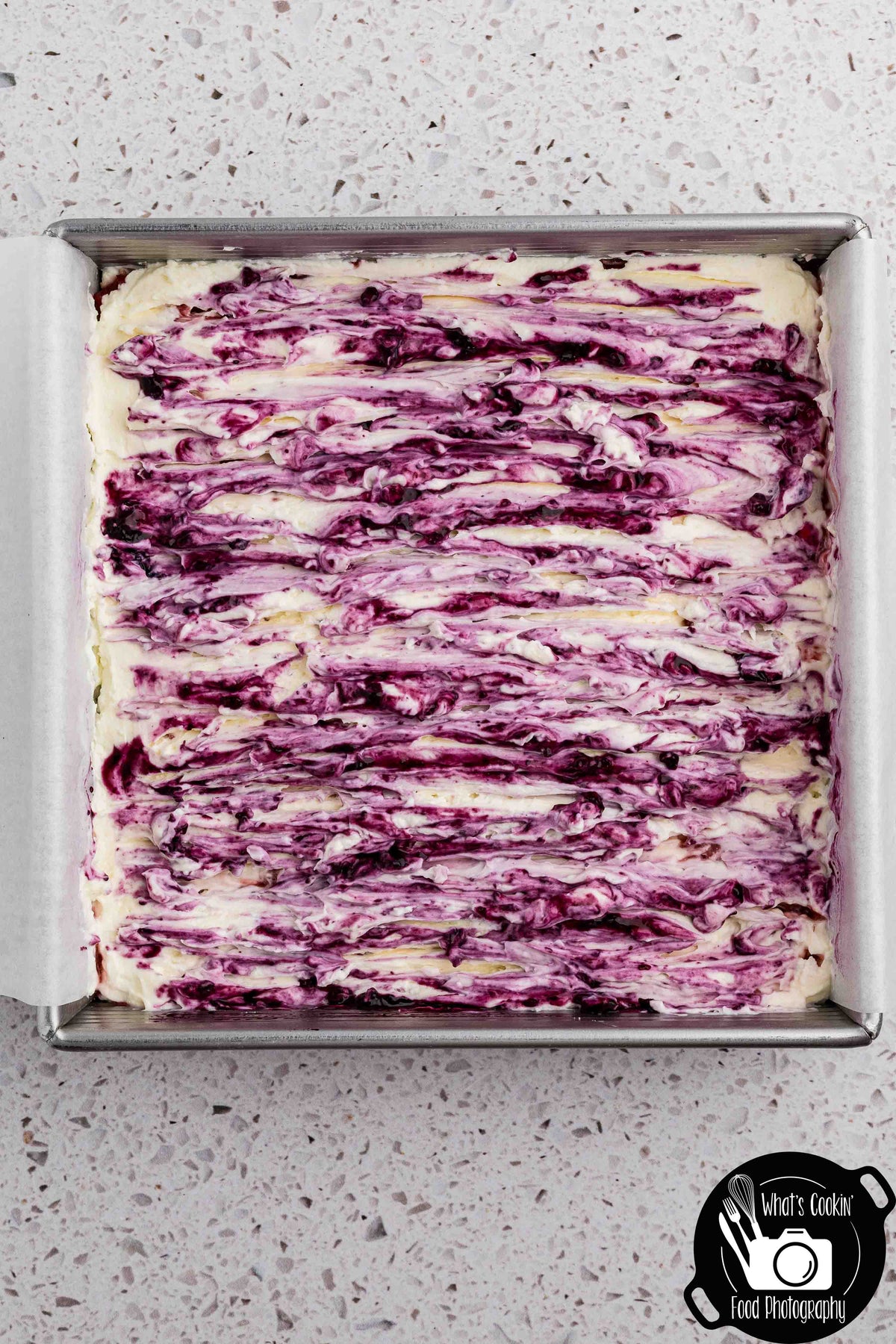 Blueberry and Strawberry Cheesecake Bars (No Bake)