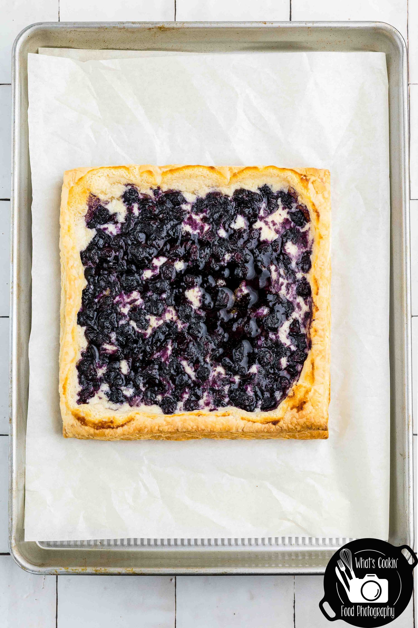 Blueberry Cheese Puff Pastry