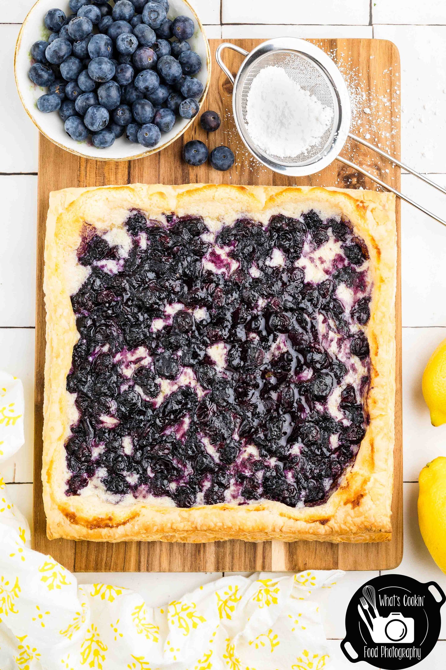 Blueberry Cheese Puff Pastry
