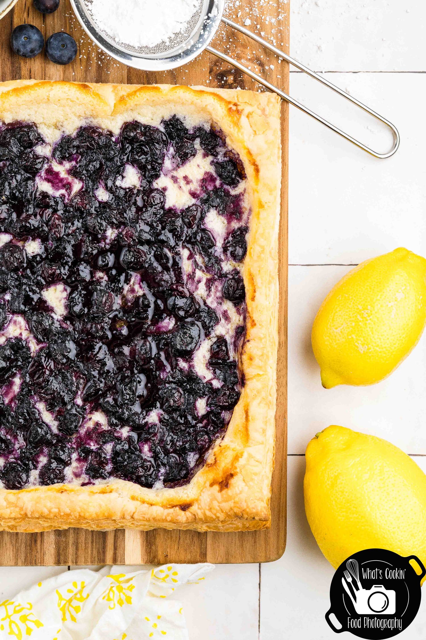 Blueberry Cheese Puff Pastry