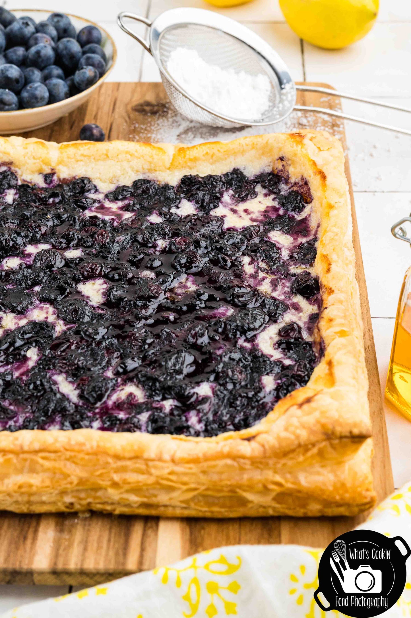 Blueberry Cheese Puff Pastry