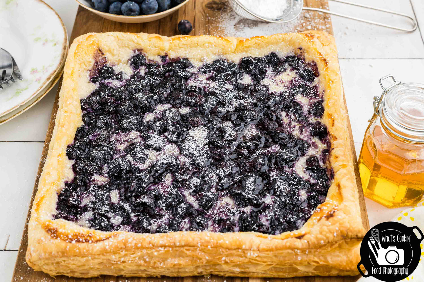 Blueberry Cheese Puff Pastry