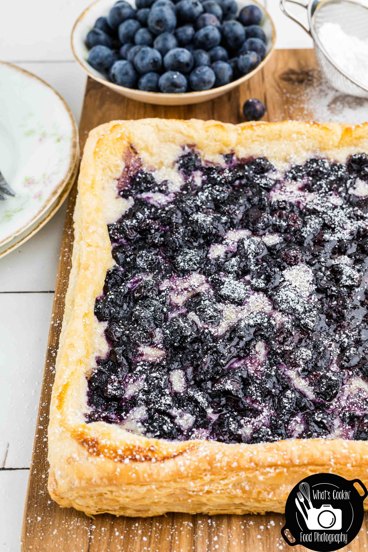 Blueberry Cheese Puff Pastry