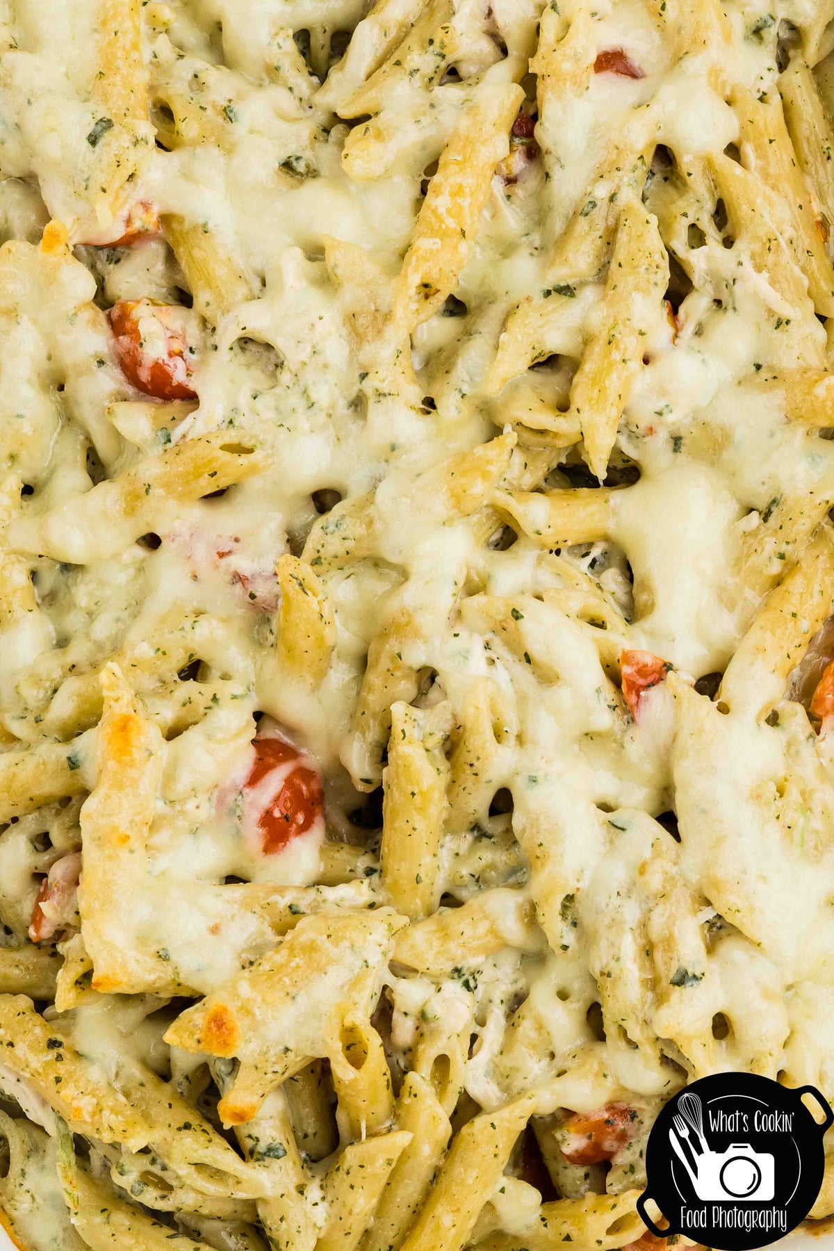 Basil Pesto Pasta Bake