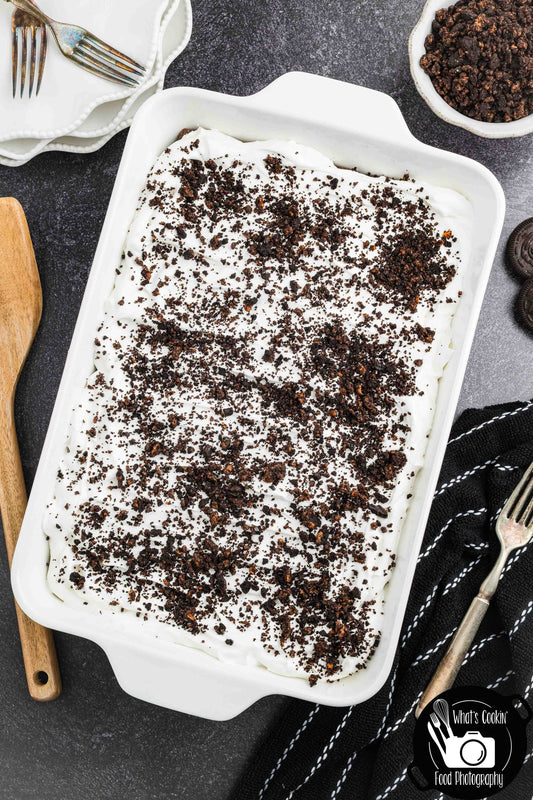 No Bake Halloween Oreo Dessert