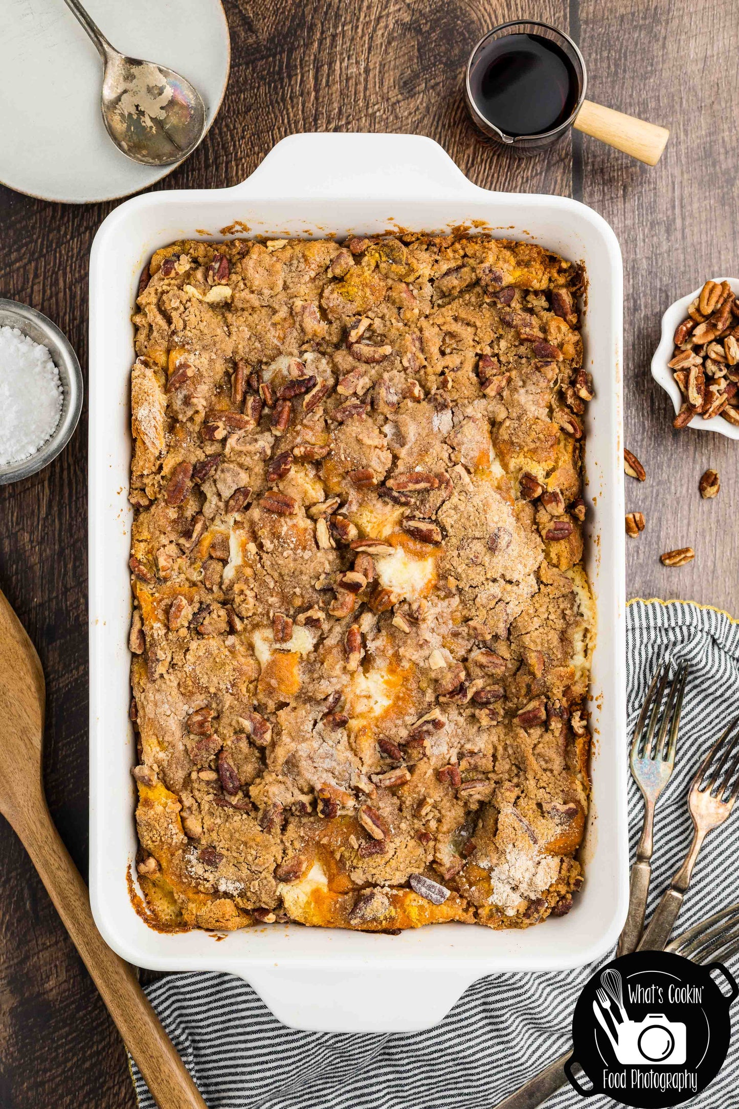Pumpkin Cheese French Toast Casserole