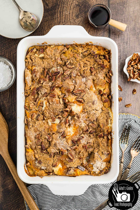 Pumpkin Cheese French Toast Casserole