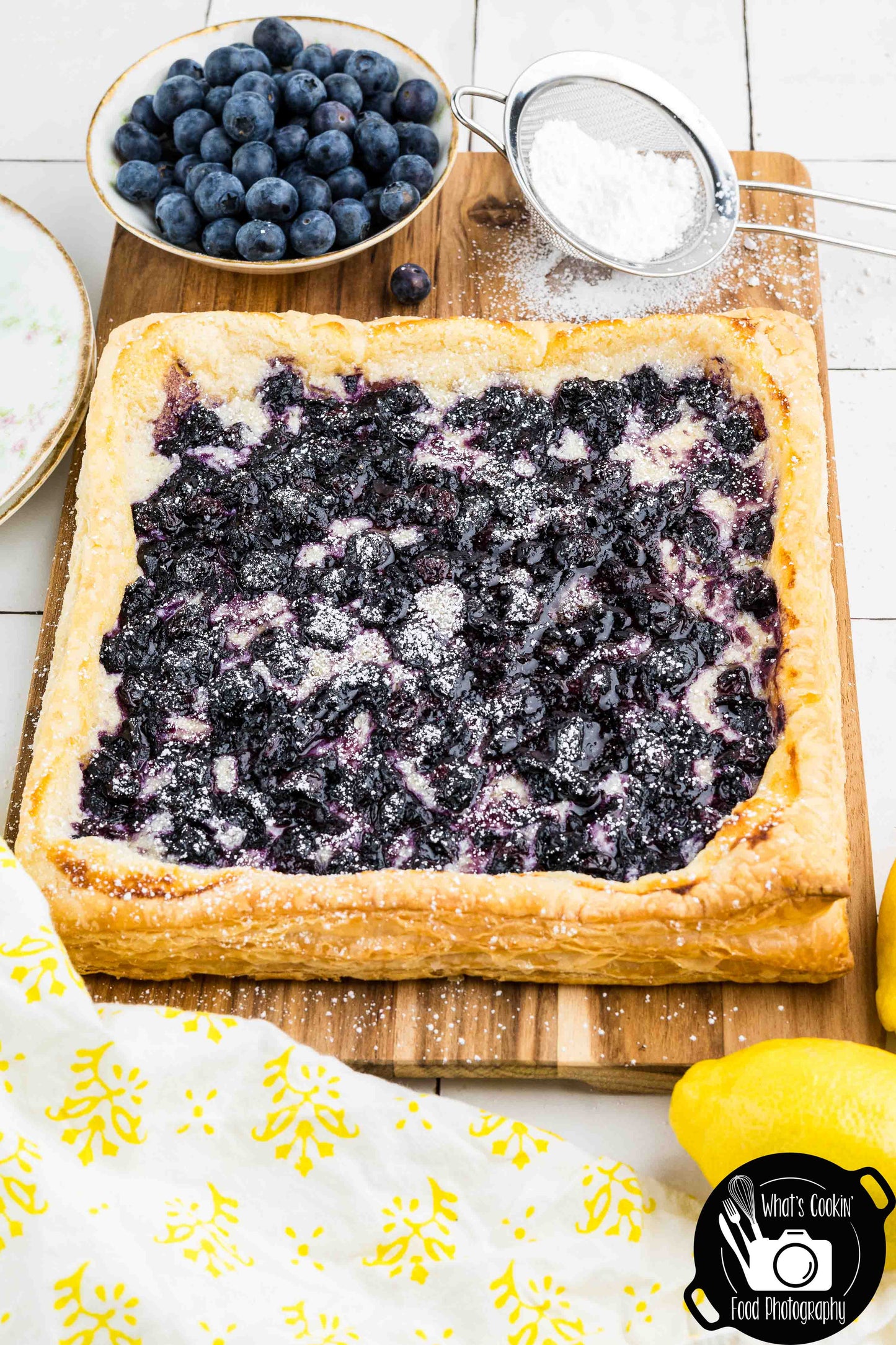 Blueberry Cheese Puff Pastry