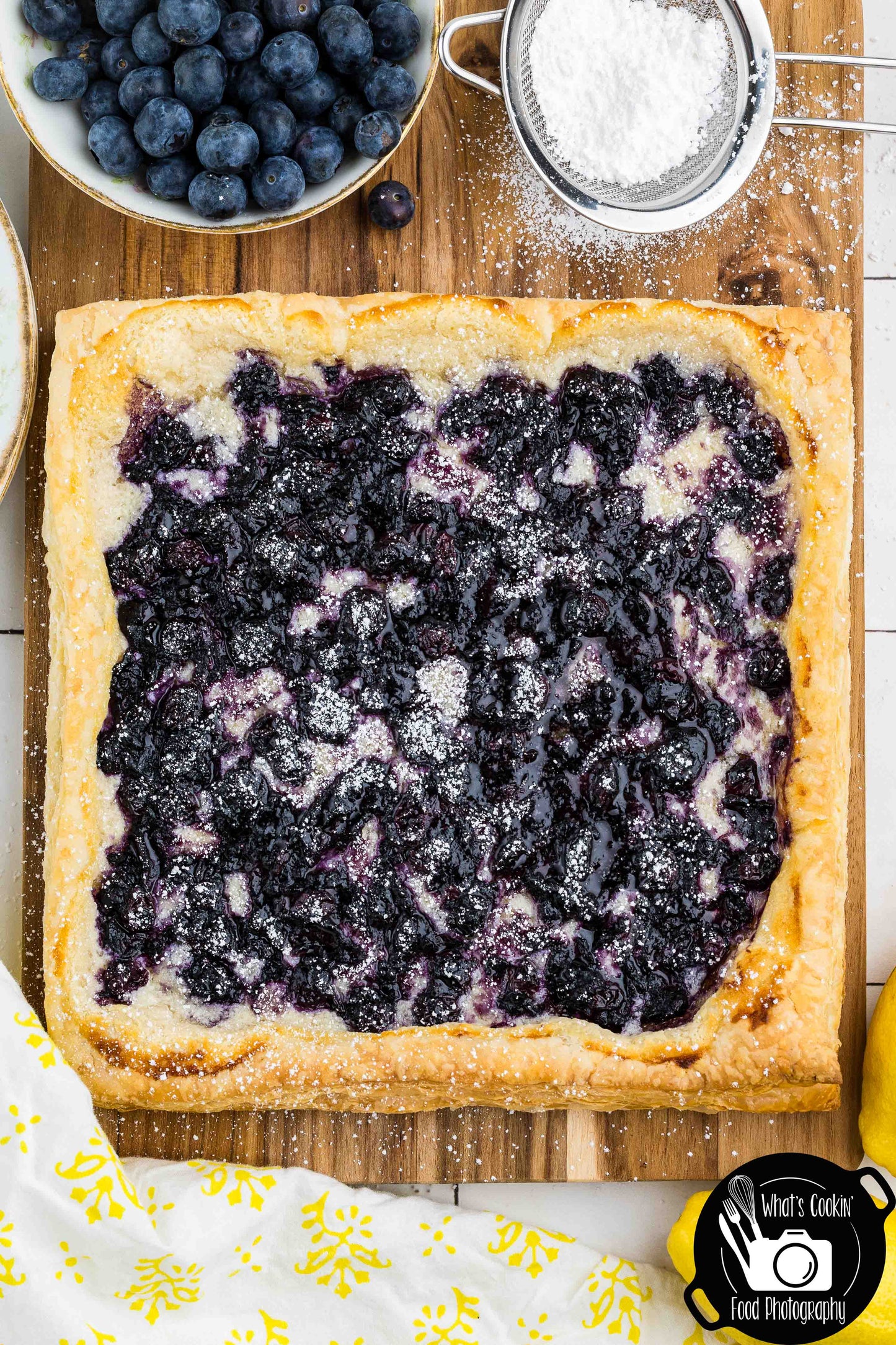Blueberry Cheese Puff Pastry