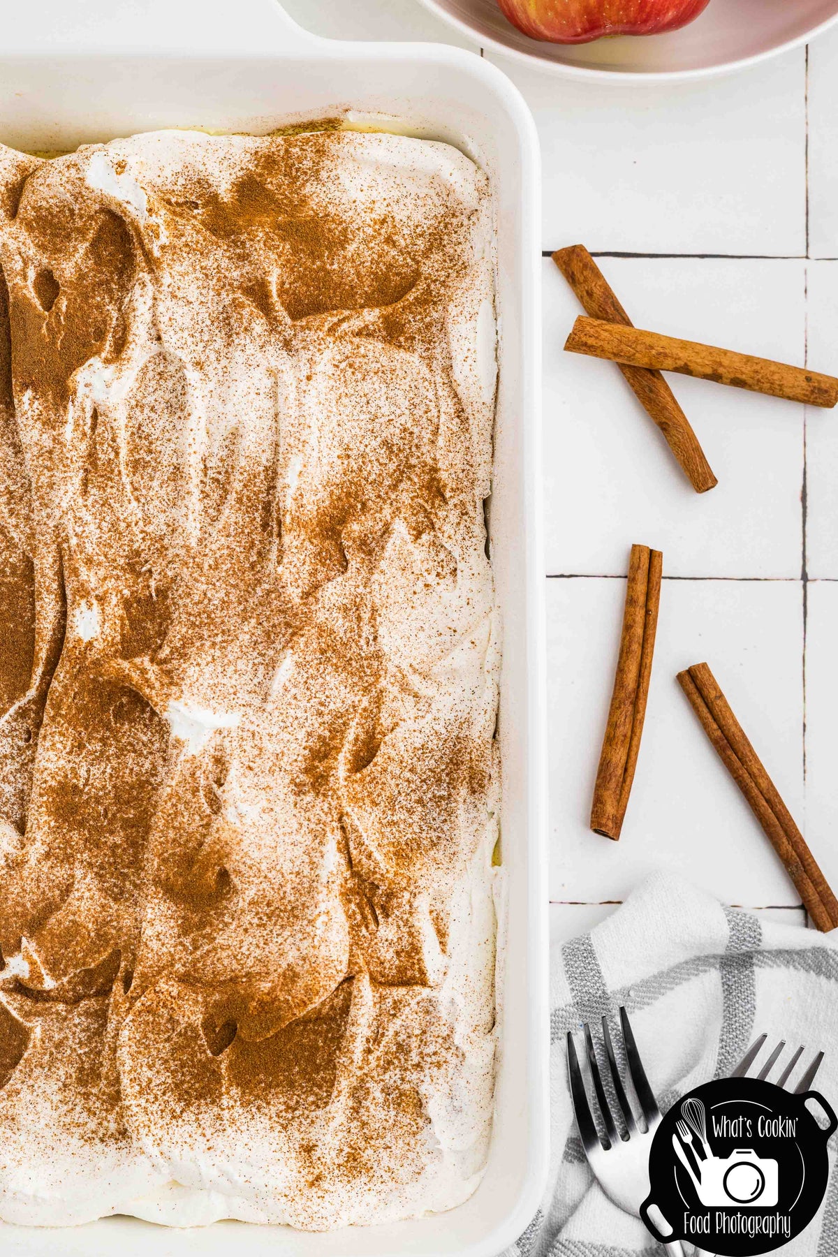 No Bake Cinnamon Apple Icebox Cake