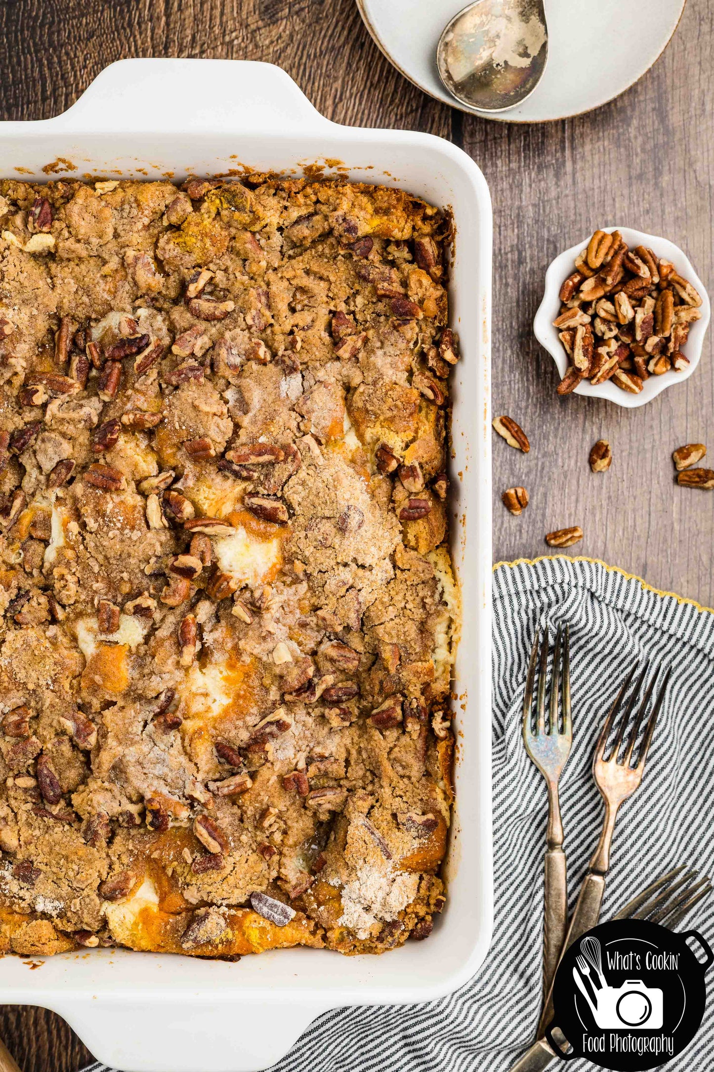Pumpkin Cheese French Toast Casserole