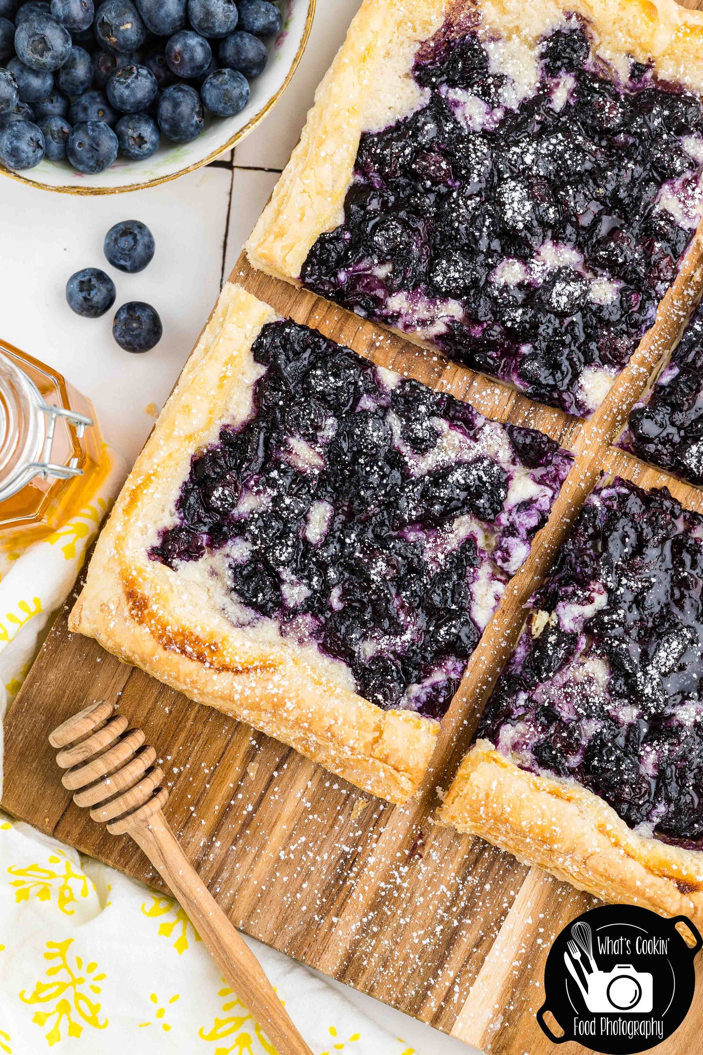Blueberry Cheese Puff Pastry