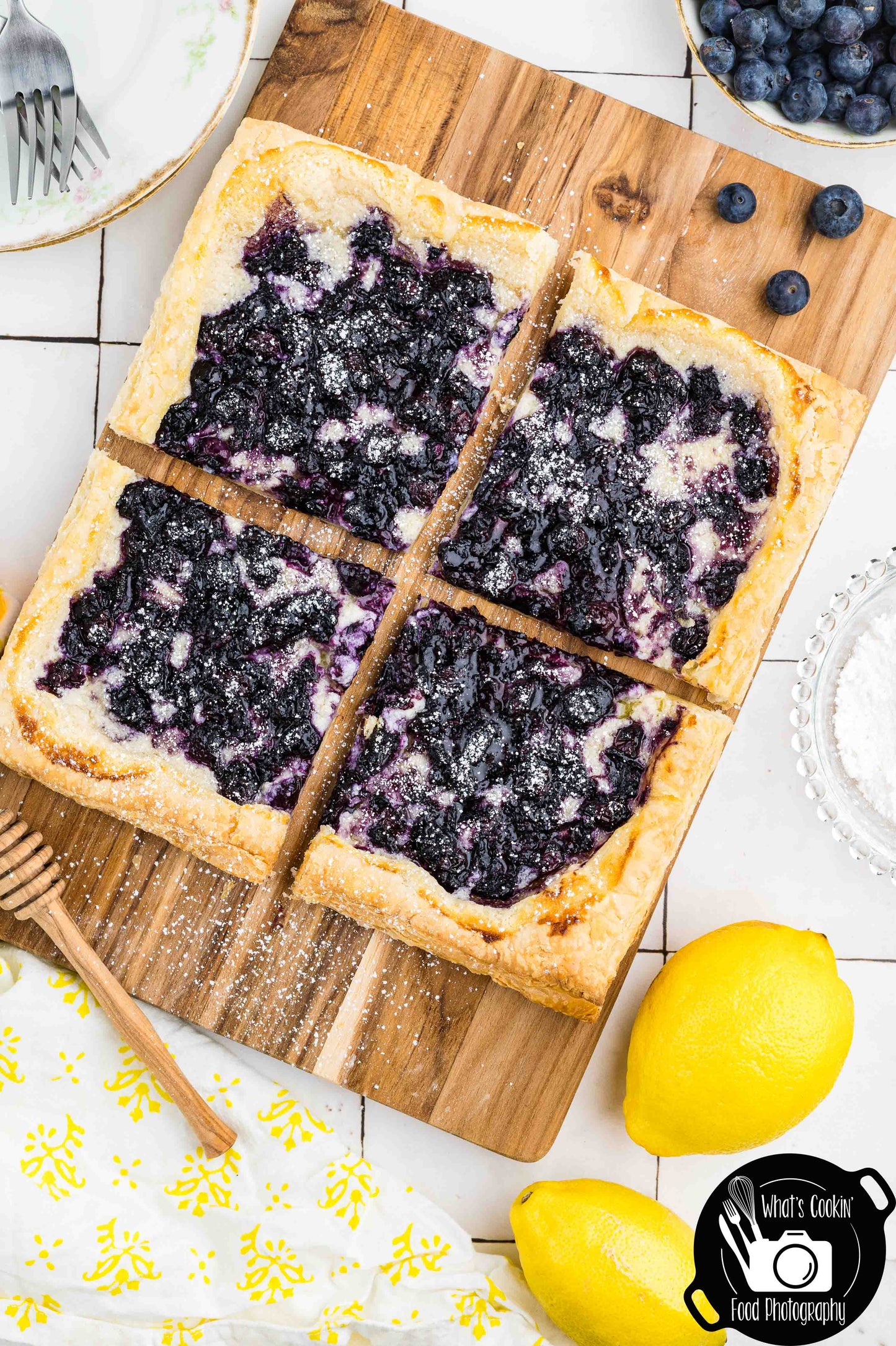 Blueberry Cheese Puff Pastry