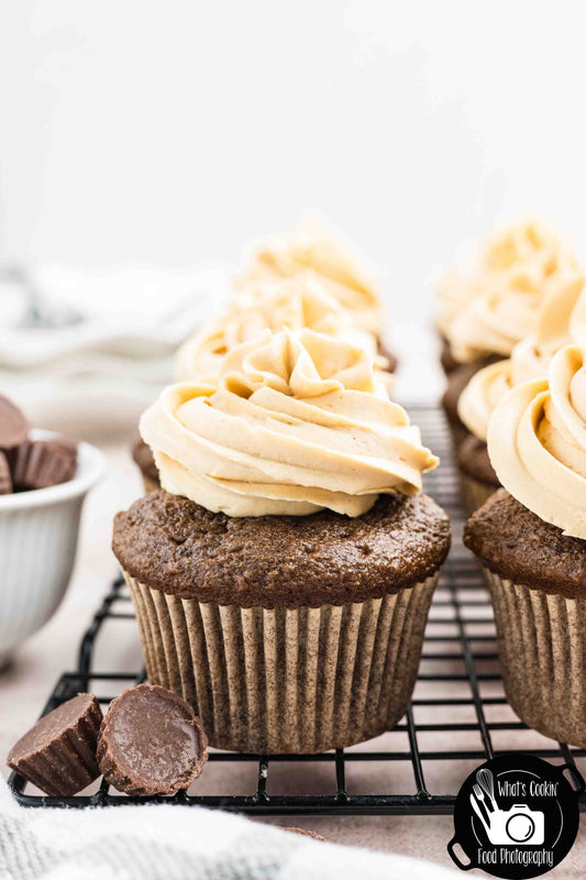Peanut Butter Cup Chocolate Cupcakes
