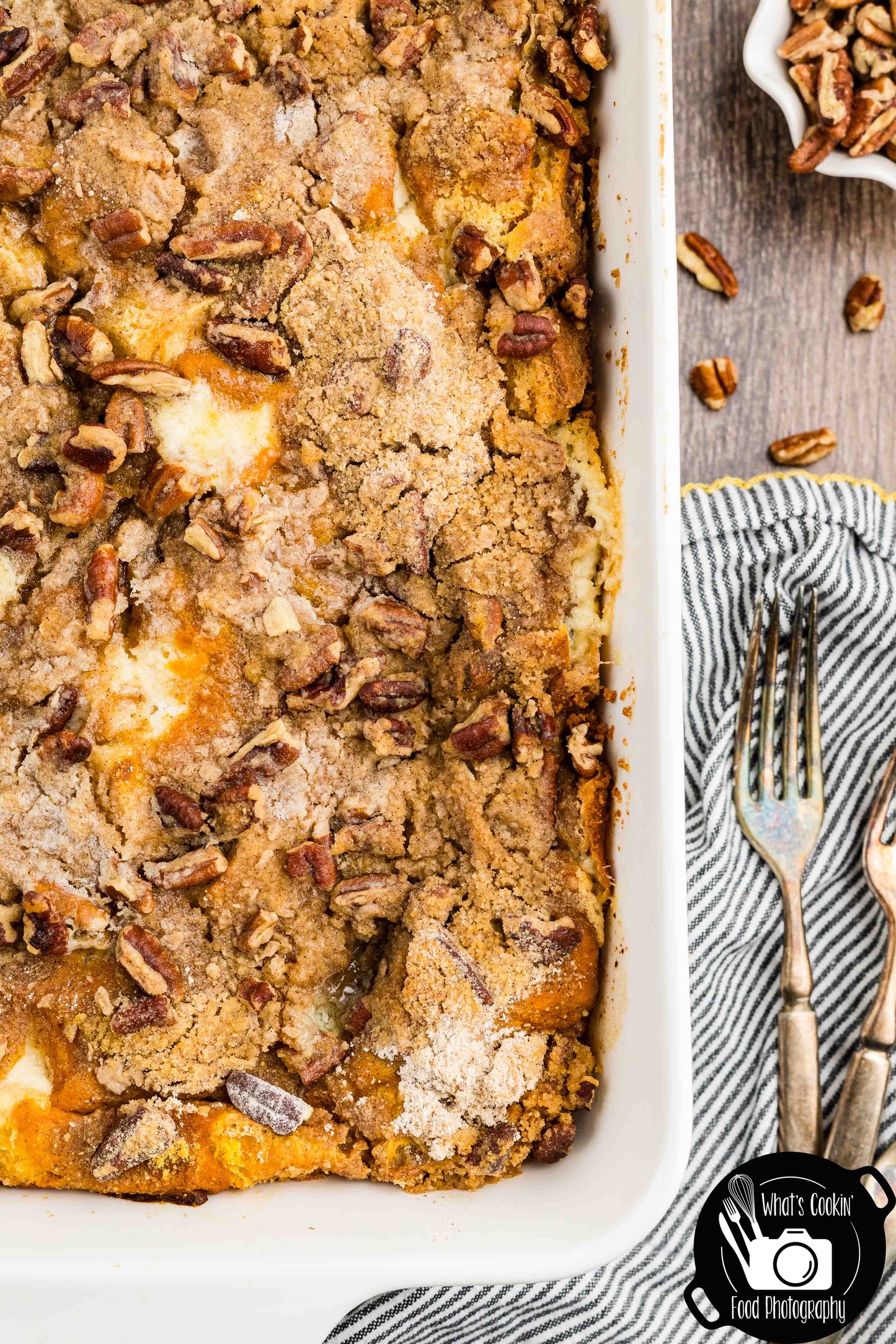 Pumpkin Cheese French Toast Casserole