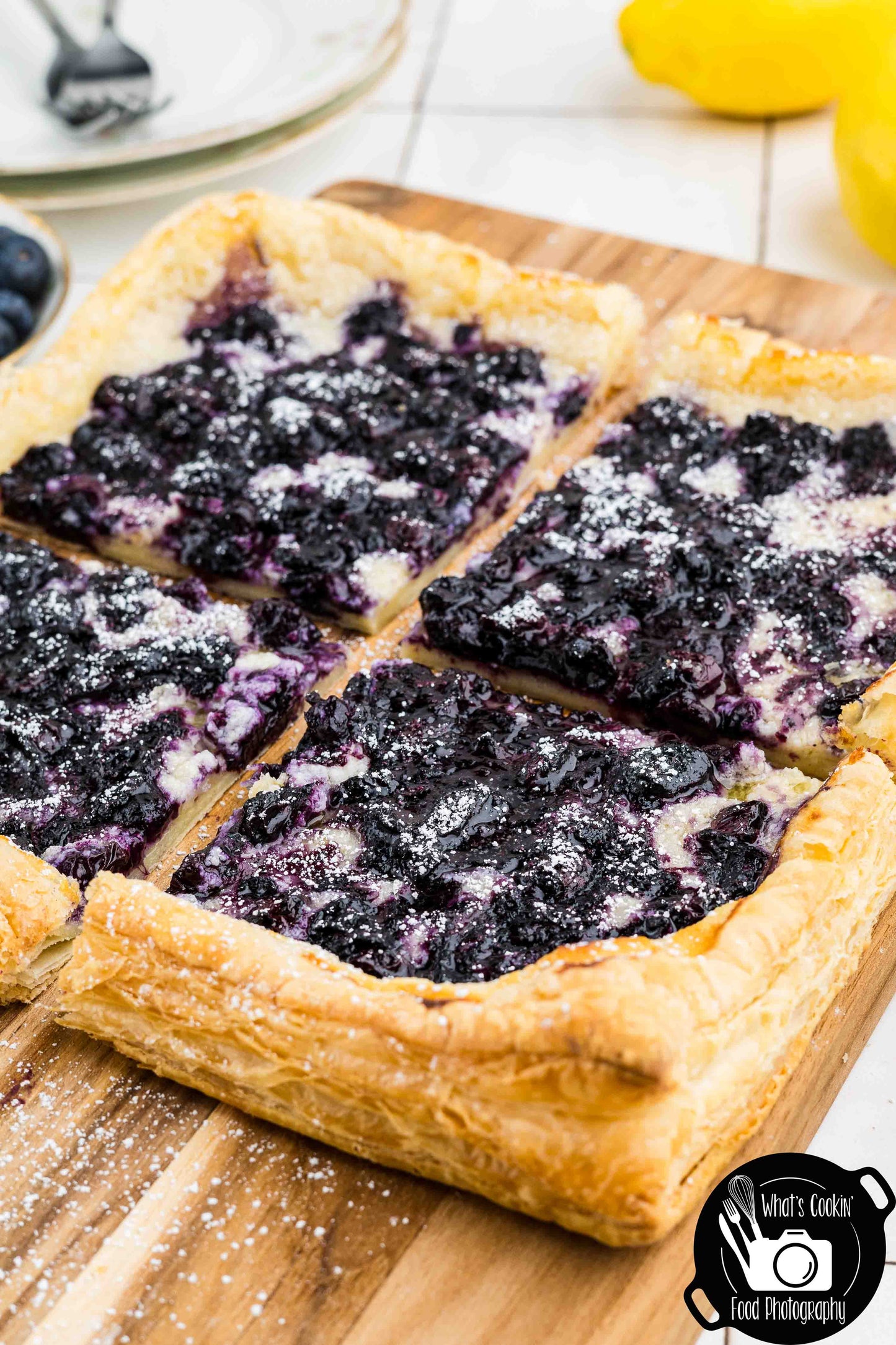 Blueberry Cheese Puff Pastry