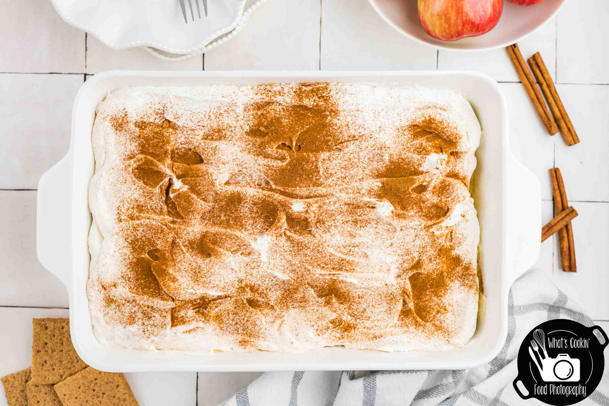 No Bake Cinnamon Apple Icebox Cake