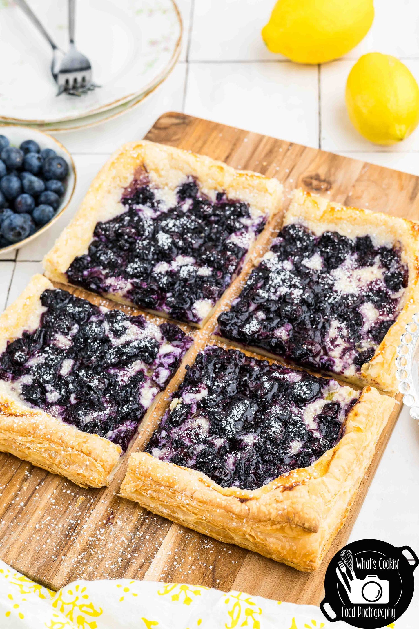 Blueberry Cheese Puff Pastry
