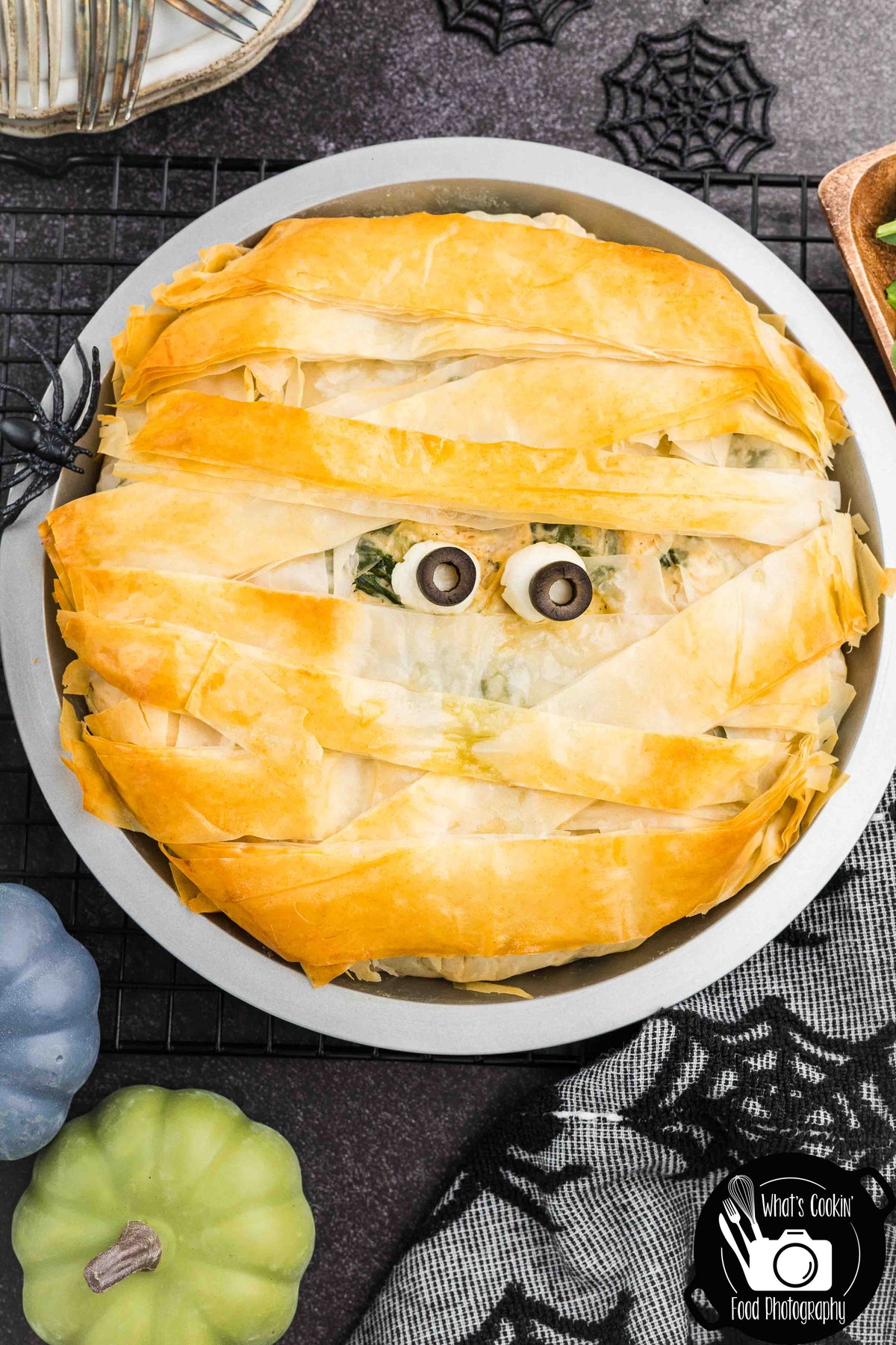 Mummy Chicken & Spinach Phyllo Pie