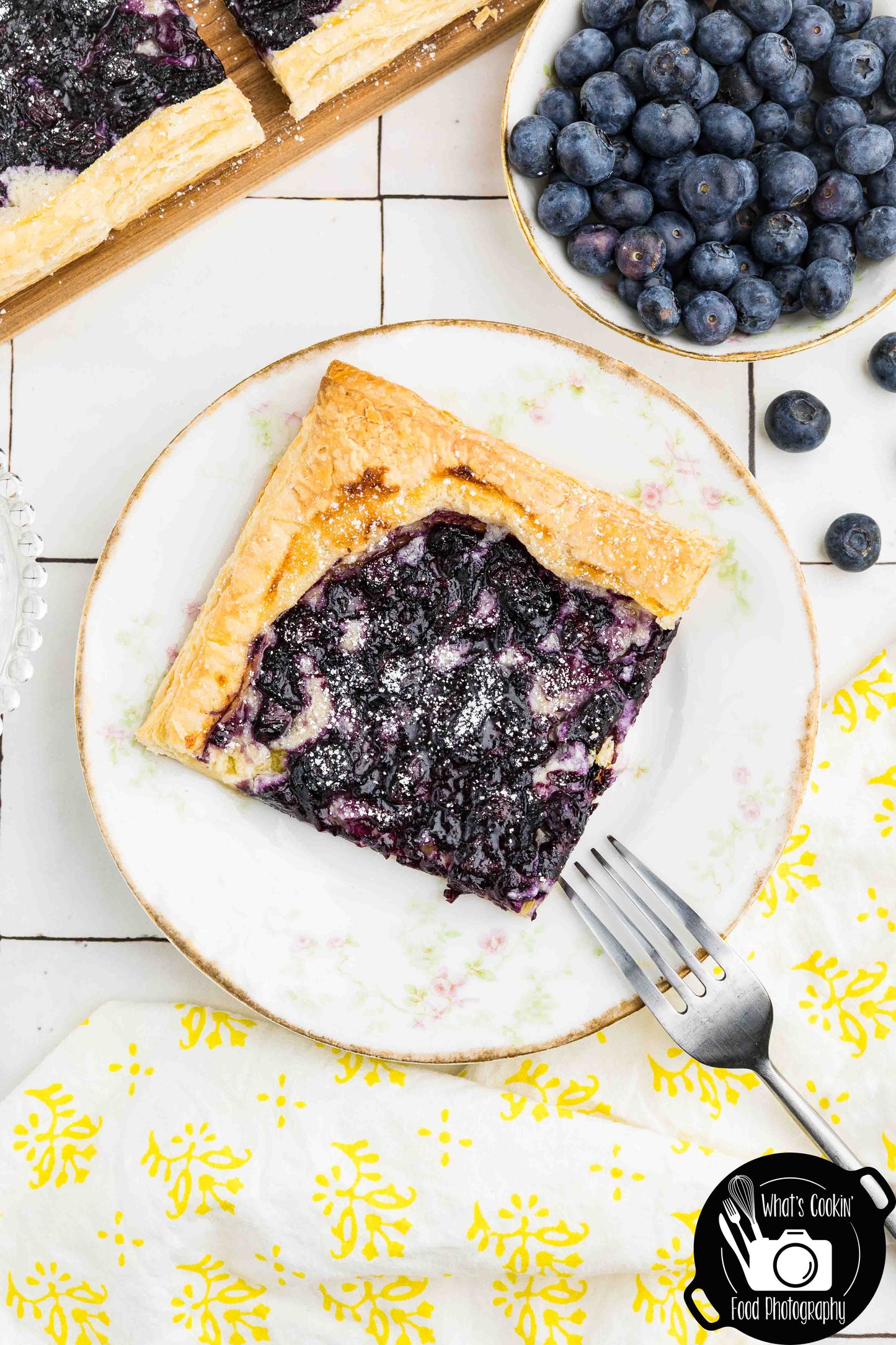 Blueberry Cheese Puff Pastry