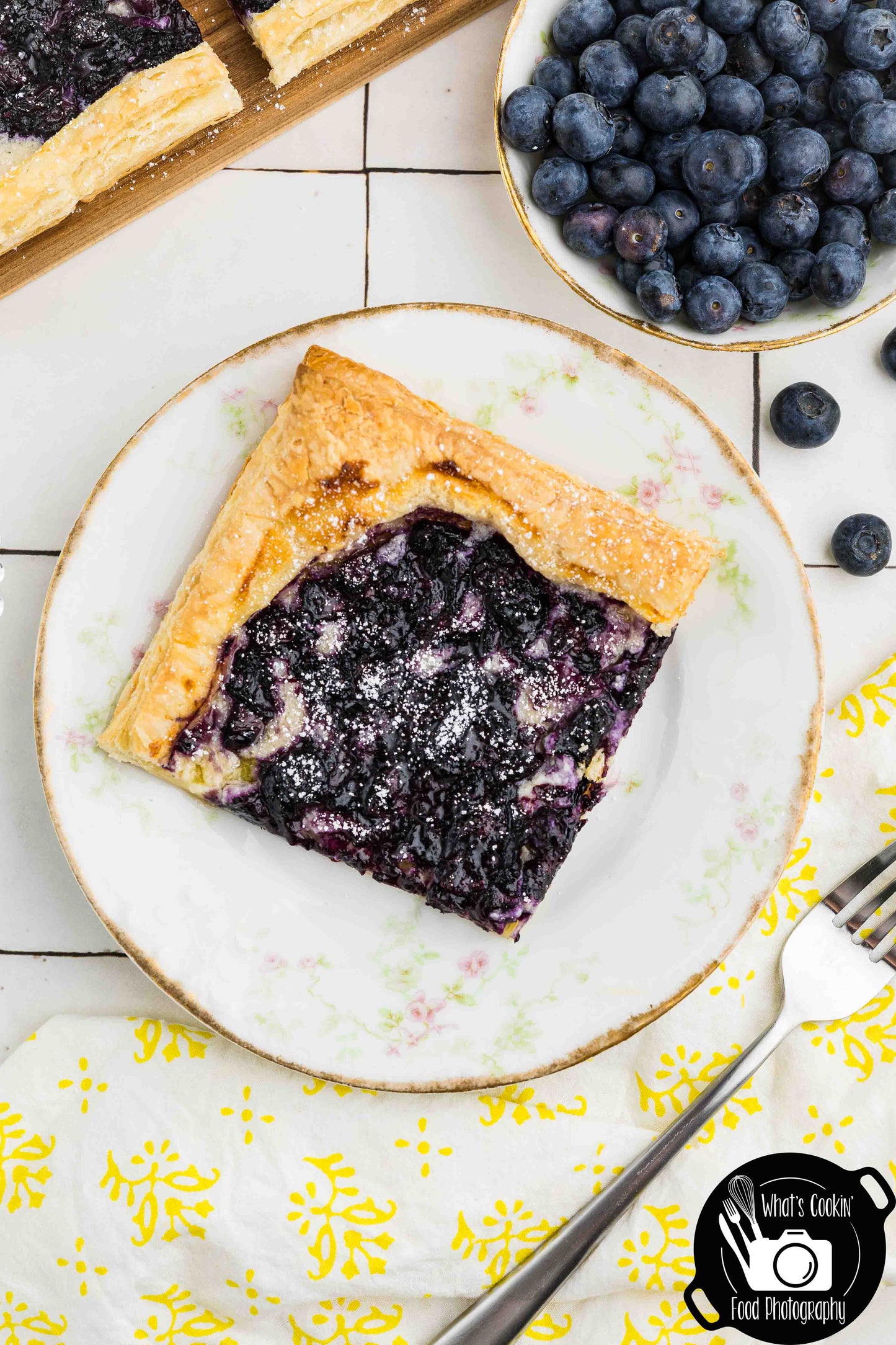 Blueberry Cheese Puff Pastry