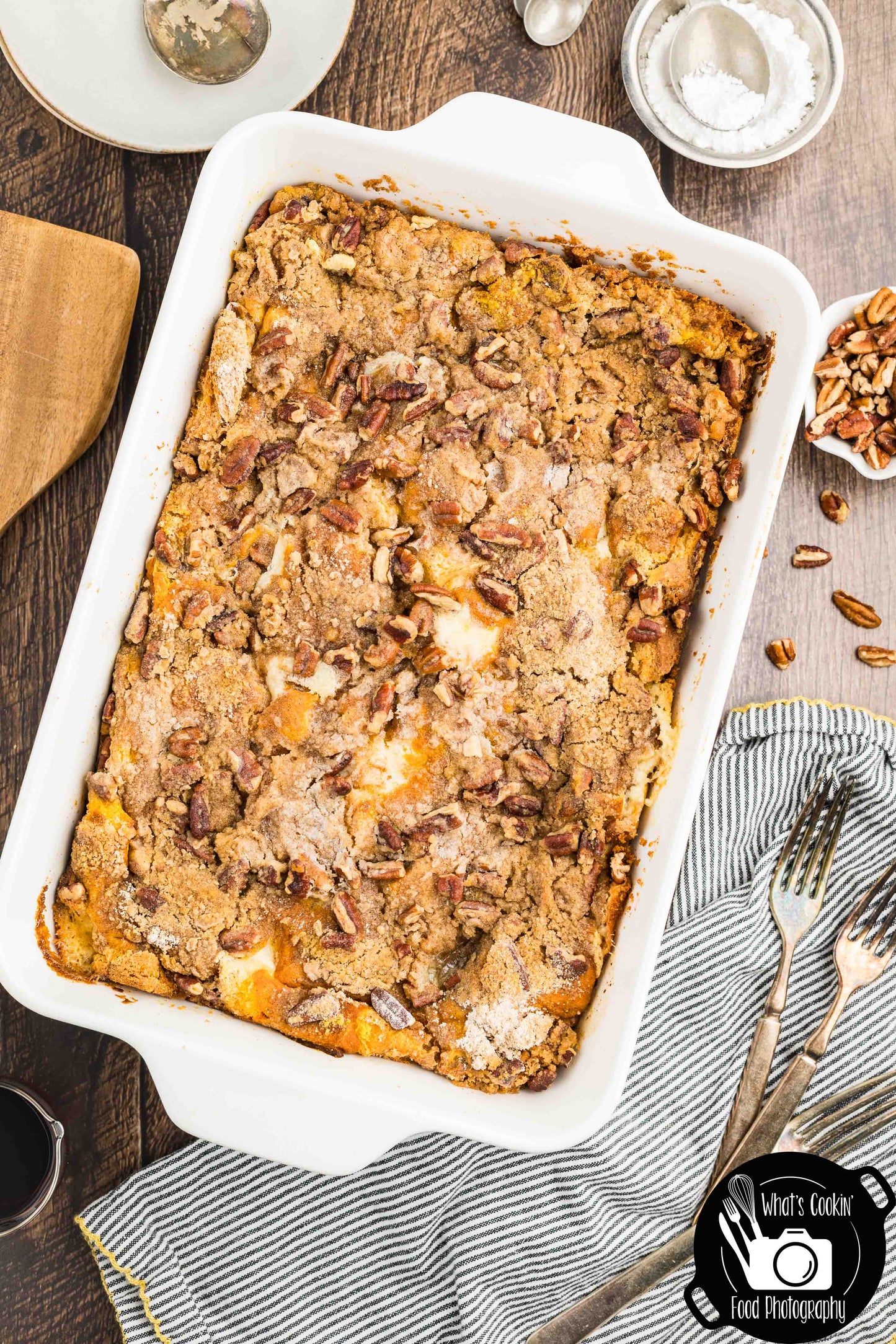 Pumpkin Cheese French Toast Casserole