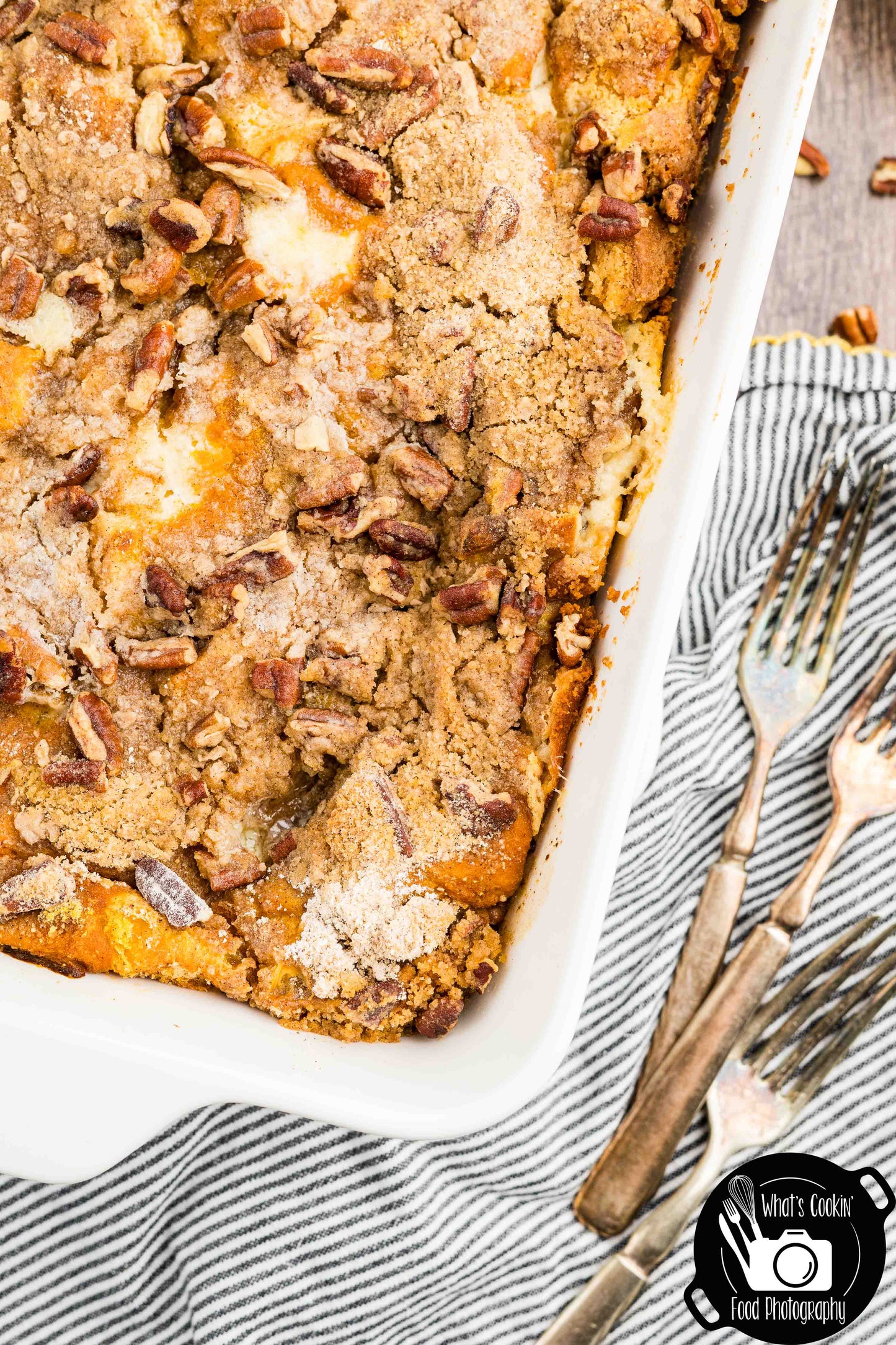 Pumpkin Cheese French Toast Casserole
