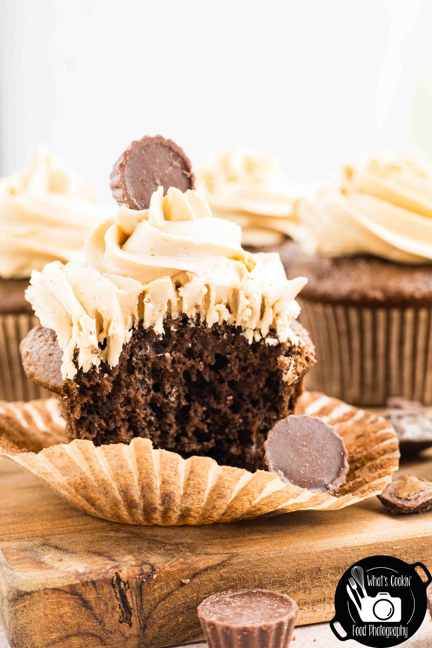Peanut Butter Cup Chocolate Cupcakes