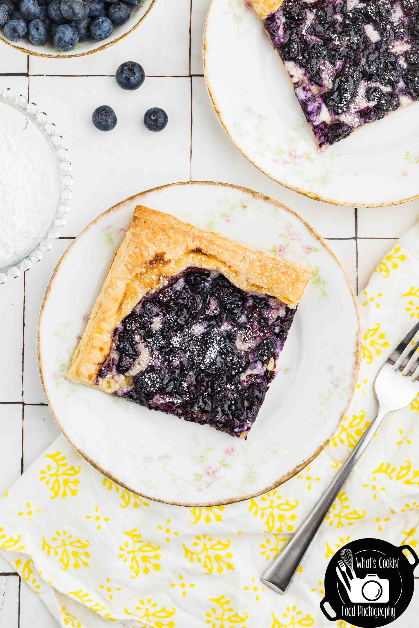Blueberry Cheese Puff Pastry