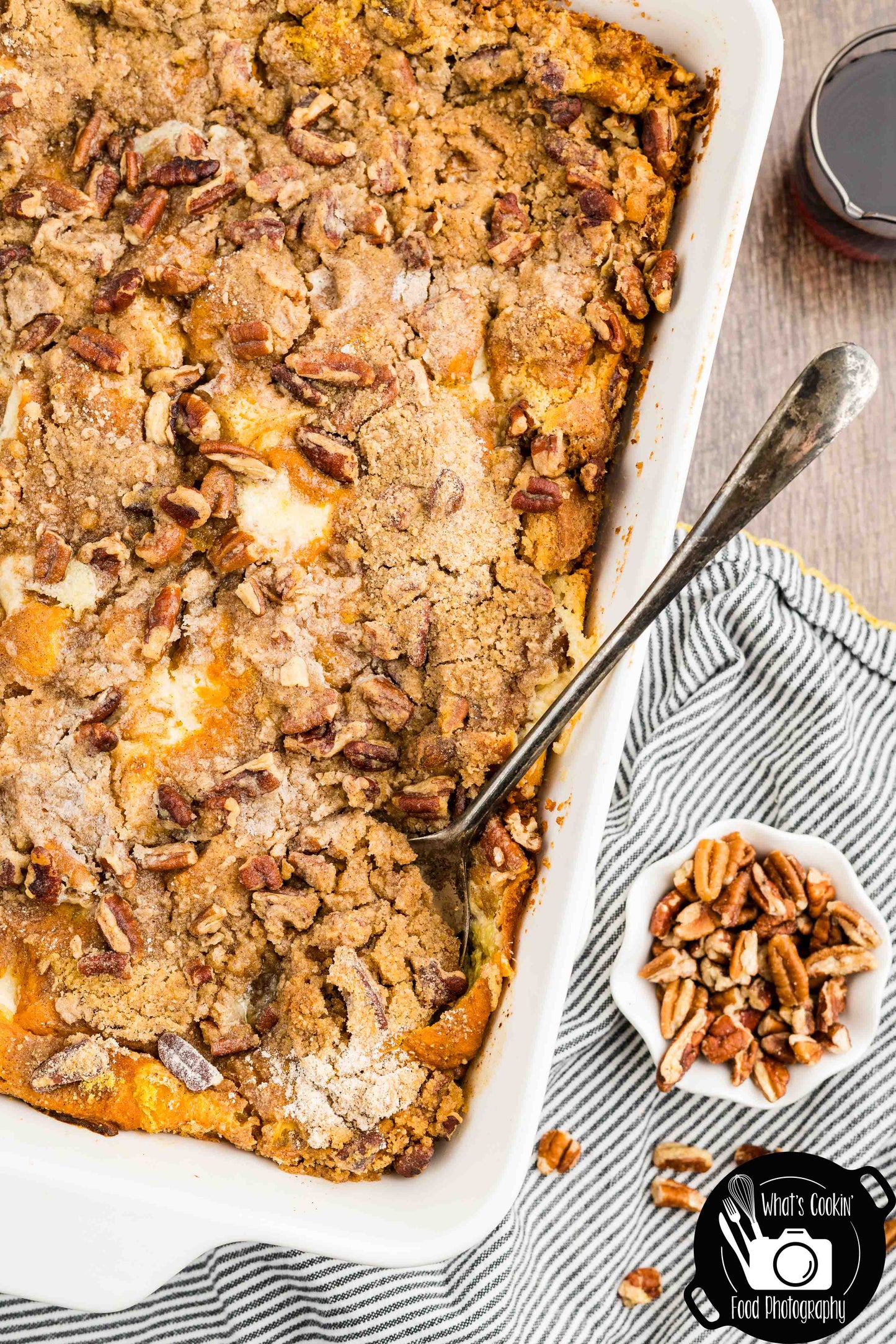 Pumpkin Cheese French Toast Casserole
