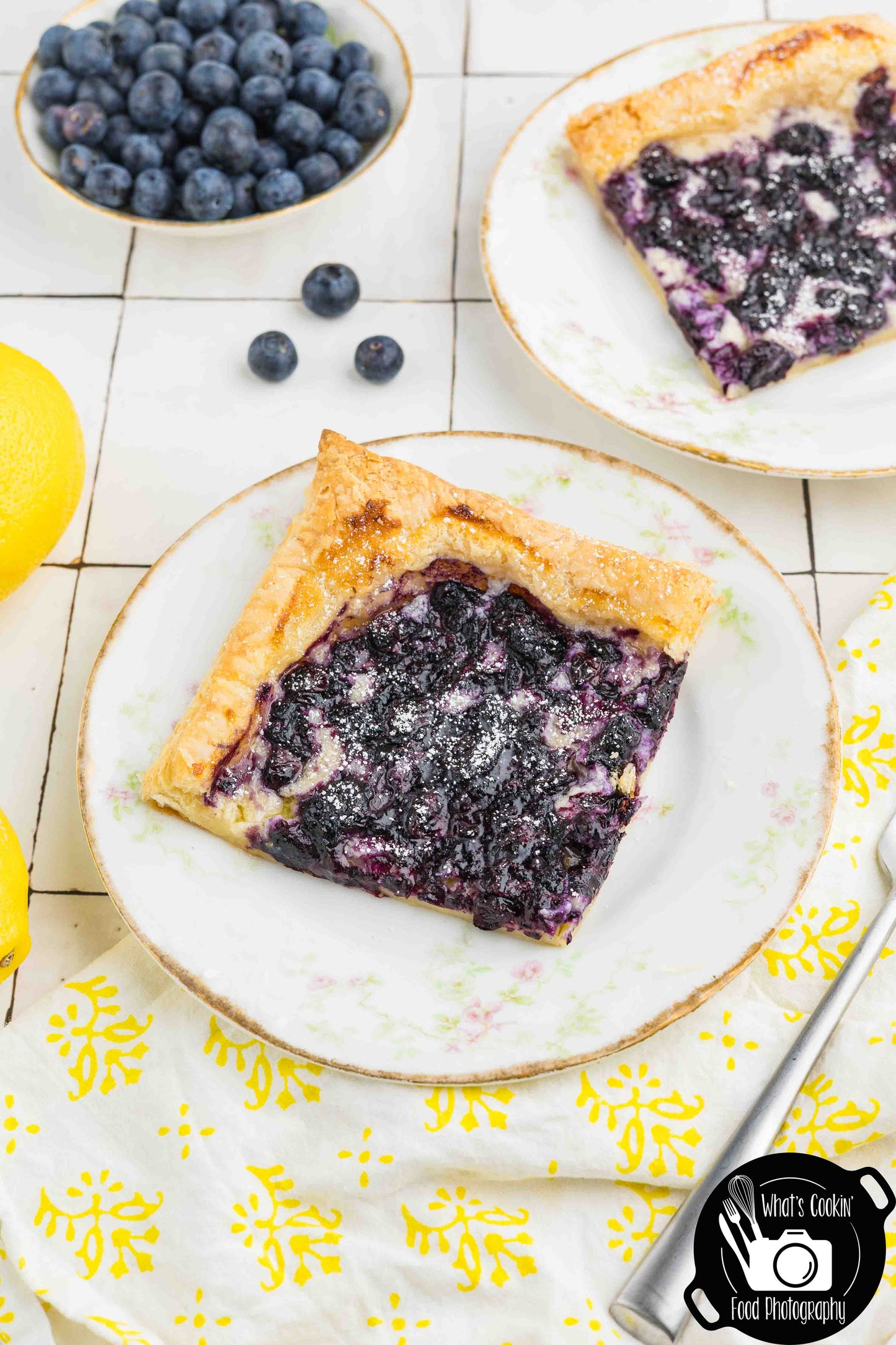 Blueberry Cheese Puff Pastry