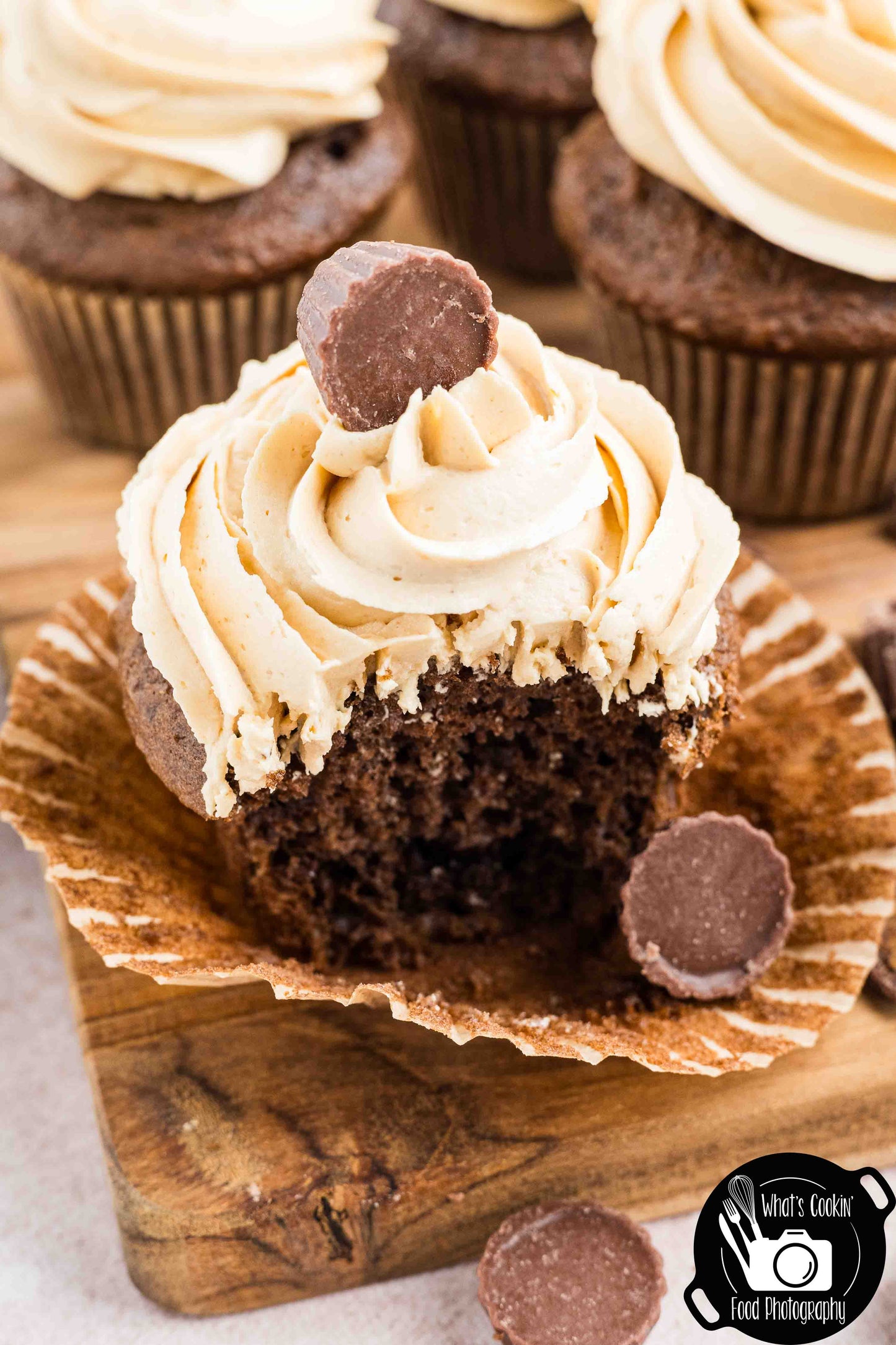 Peanut Butter Cup Chocolate Cupcakes