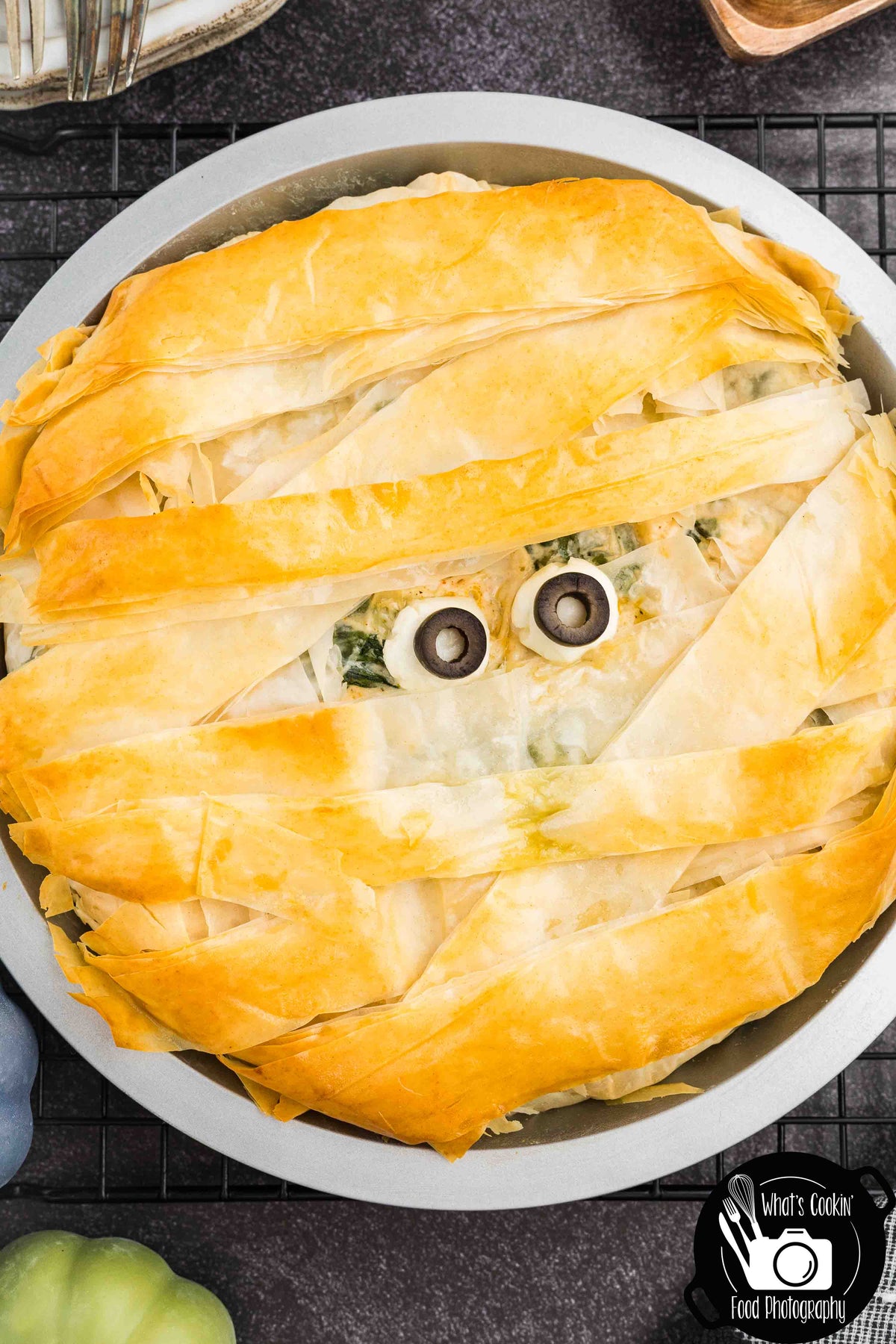 Mummy Chicken & Spinach Phyllo Pie
