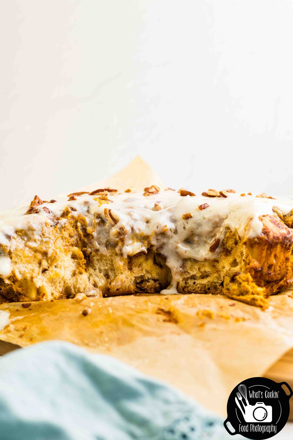 Dutch Oven Pumpkin Sticky Bun Cobbler