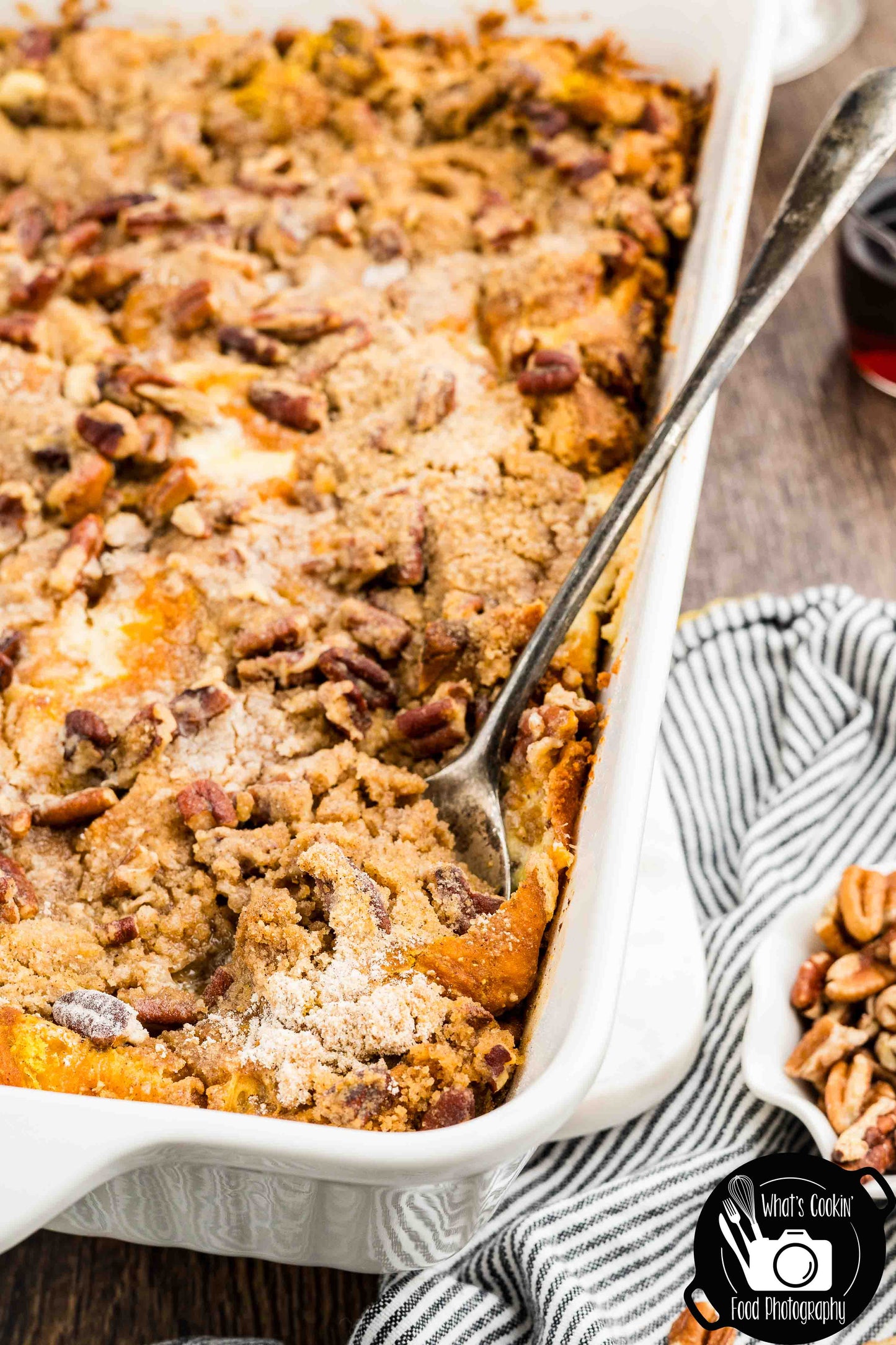 Pumpkin Cheese French Toast Casserole