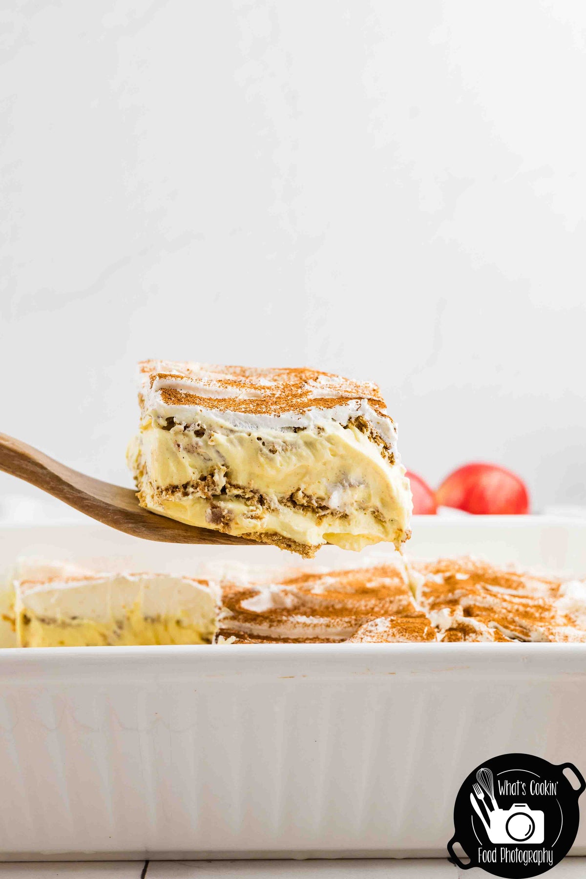 No Bake Cinnamon Apple Icebox Cake