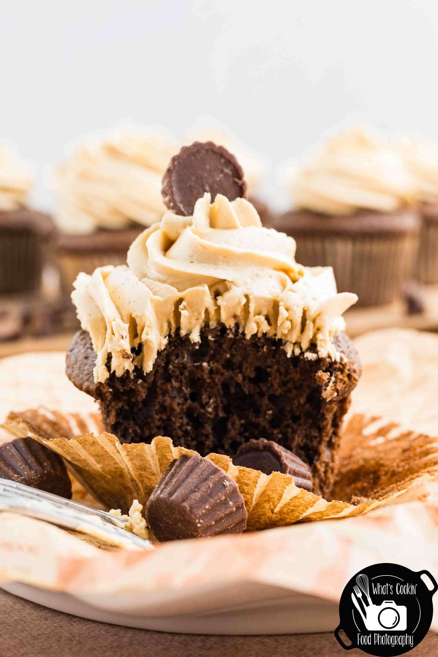 Peanut Butter Cup Chocolate Cupcakes