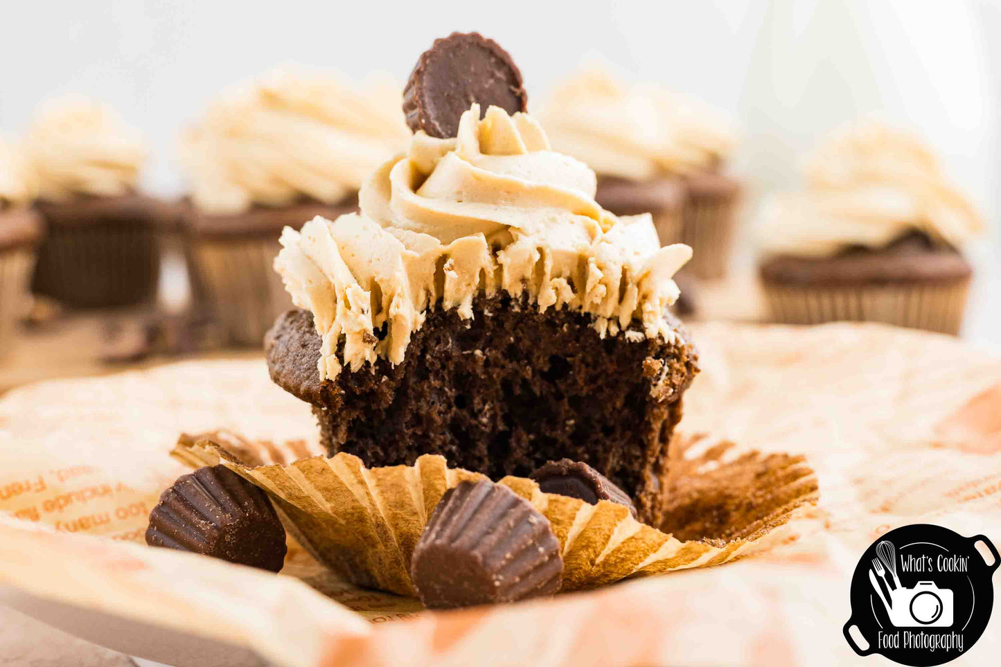 Peanut Butter Cup Chocolate Cupcakes