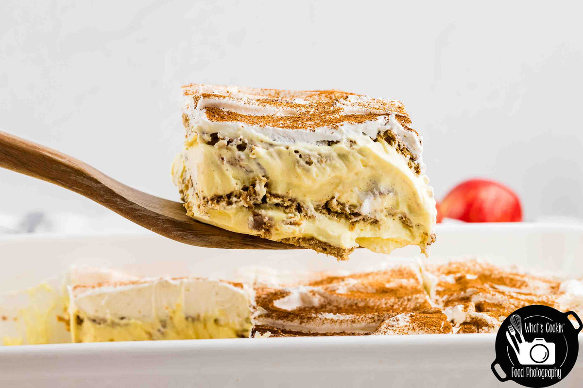 No Bake Cinnamon Apple Icebox Cake
