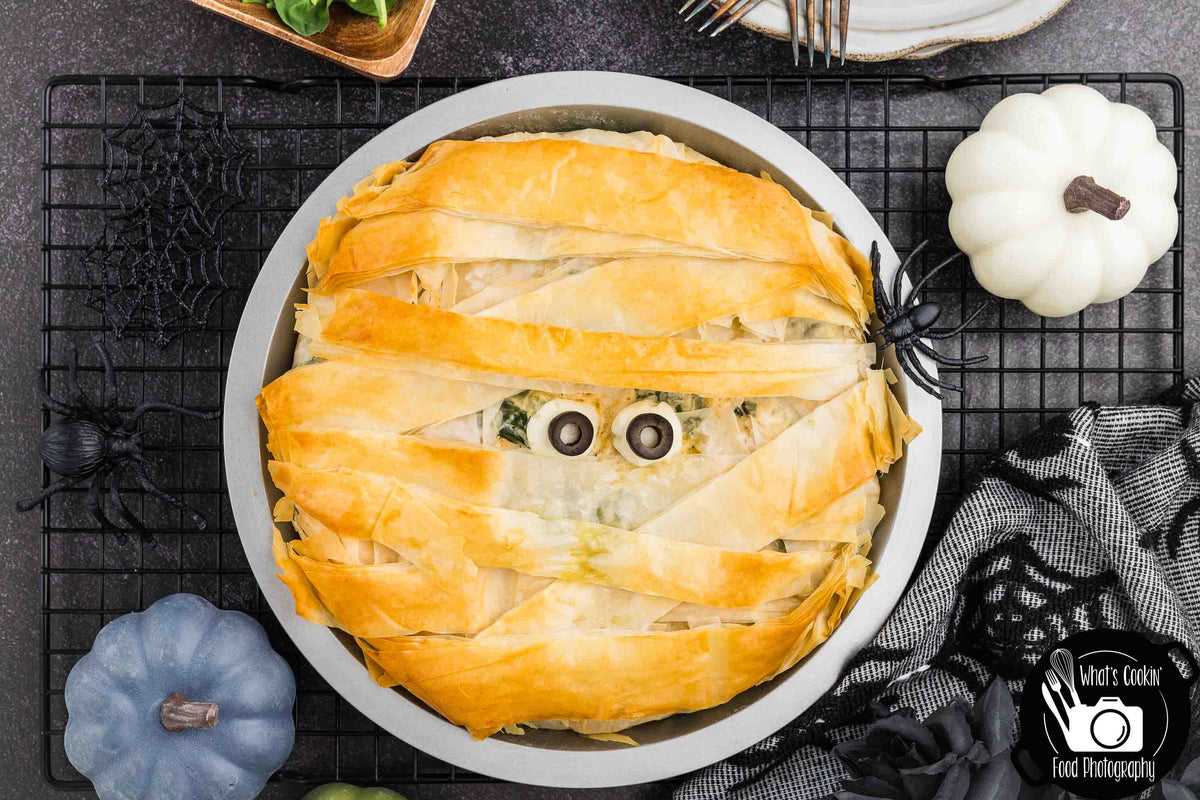 Mummy Chicken & Spinach Phyllo Pie