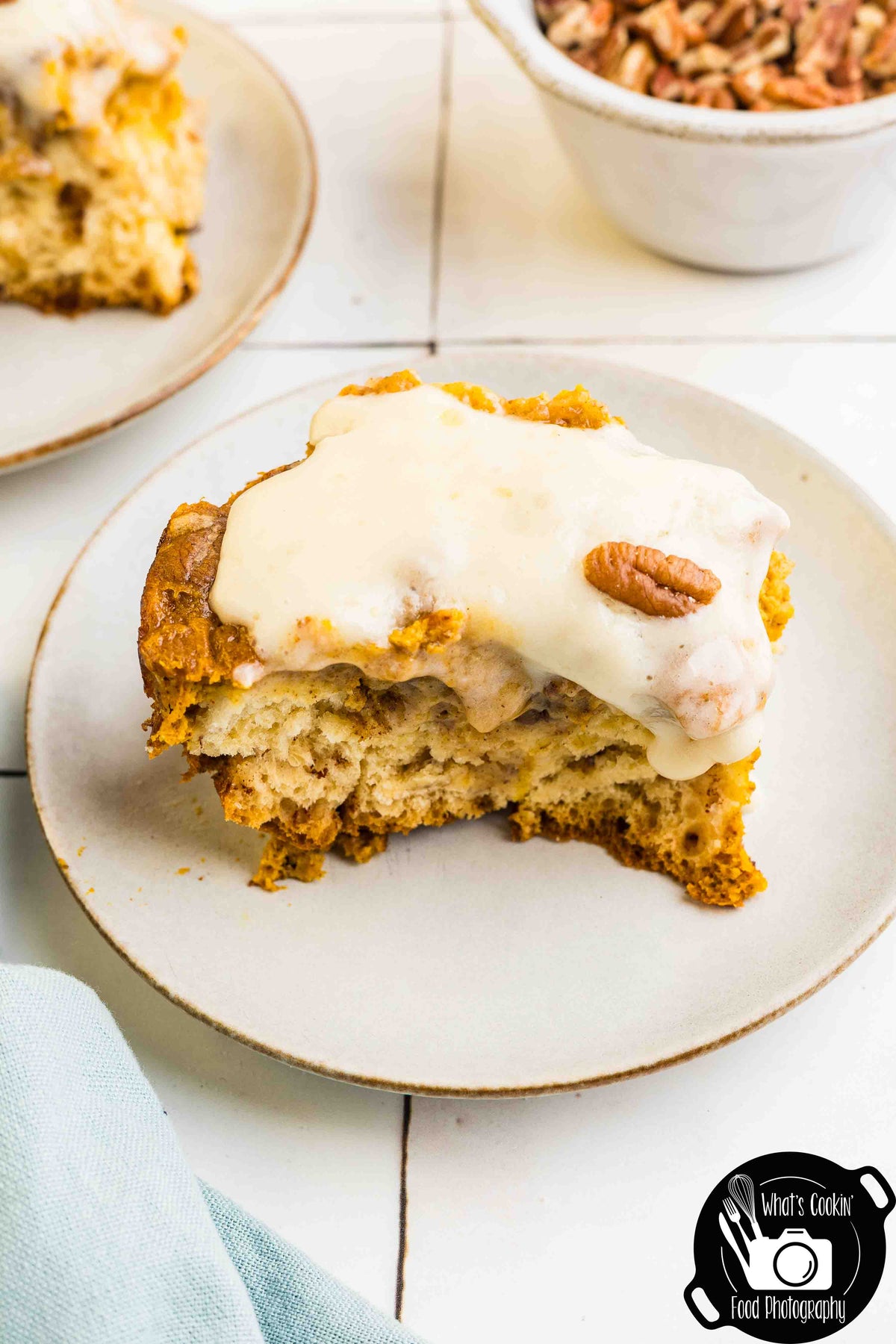 Dutch Oven Pumpkin Sticky Bun Cobbler