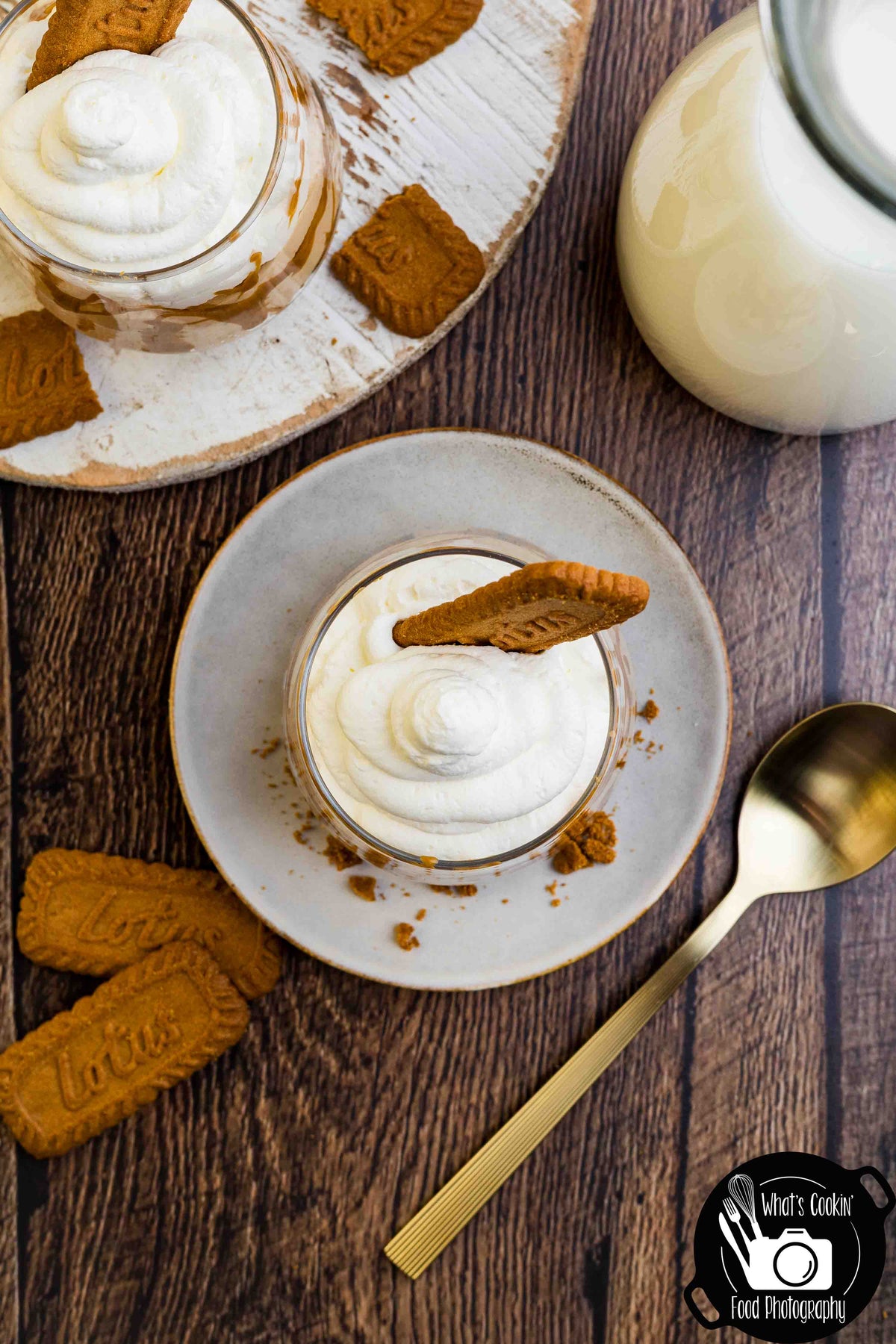 No-Bake Biscoff Cheesecake Cups
