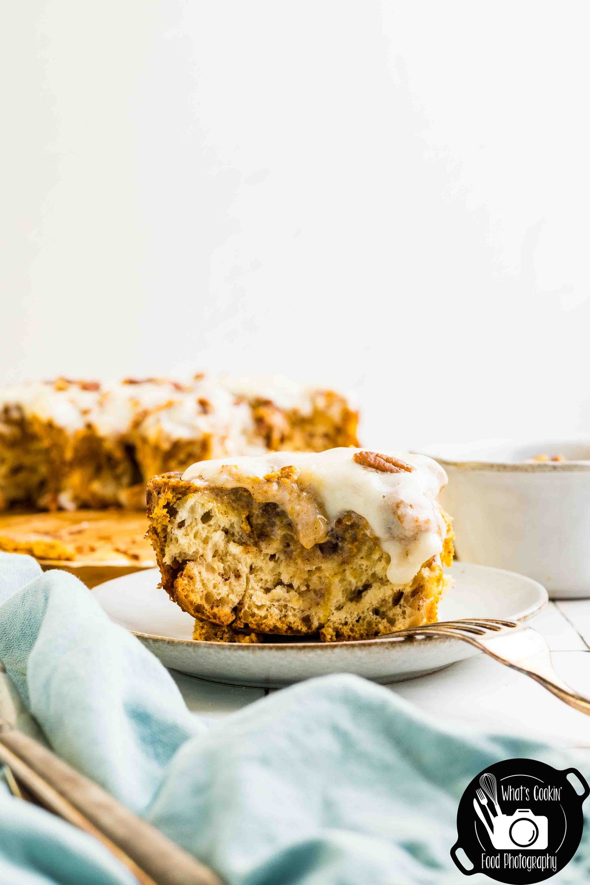 Dutch Oven Pumpkin Sticky Bun Cobbler