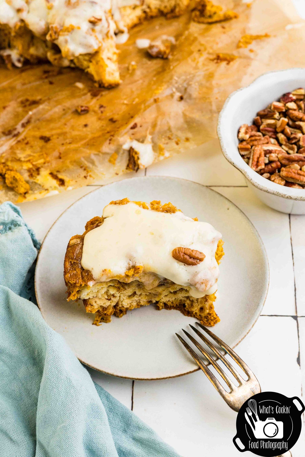 Dutch Oven Pumpkin Sticky Bun Cobbler