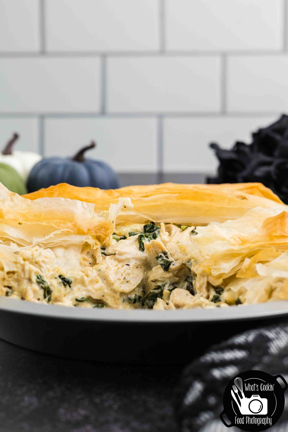 Mummy Chicken & Spinach Phyllo Pie