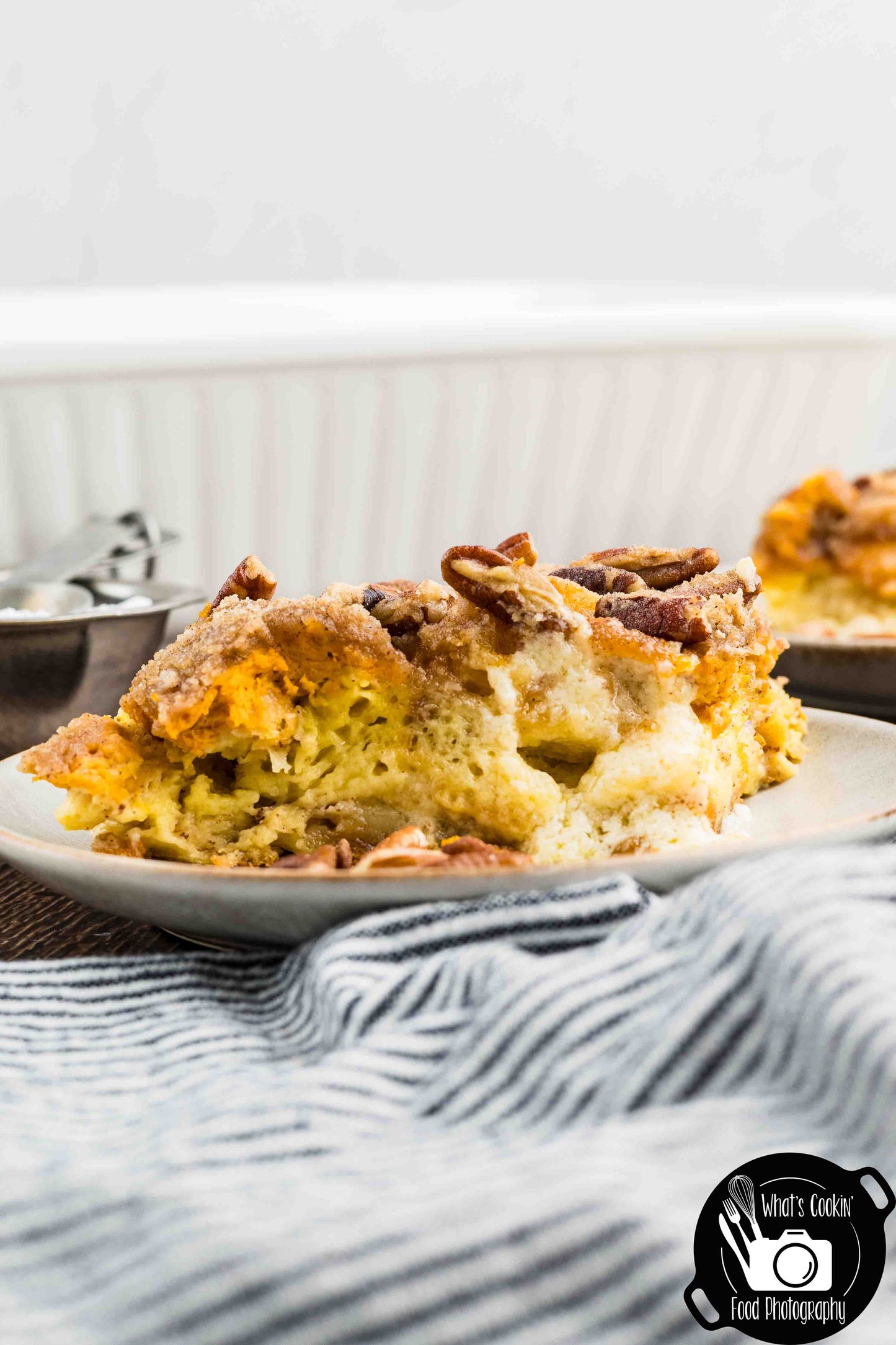 Pumpkin Cheese French Toast Casserole