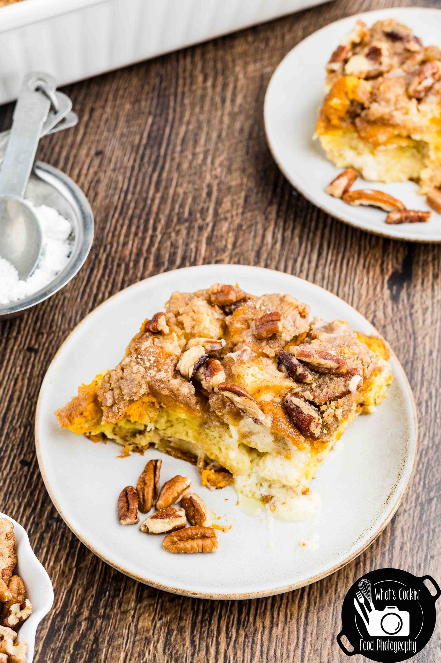 Pumpkin Cheese French Toast Casserole