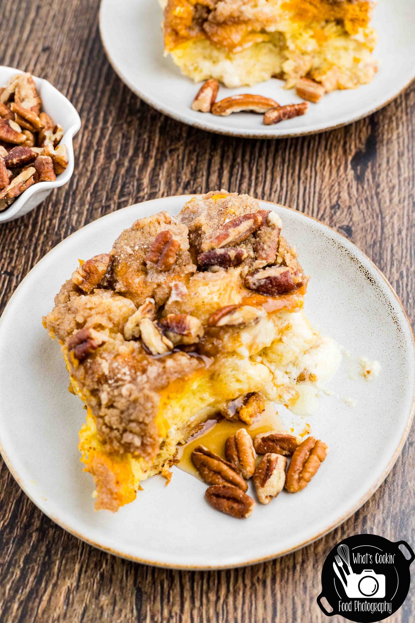 Pumpkin Cheese French Toast Casserole