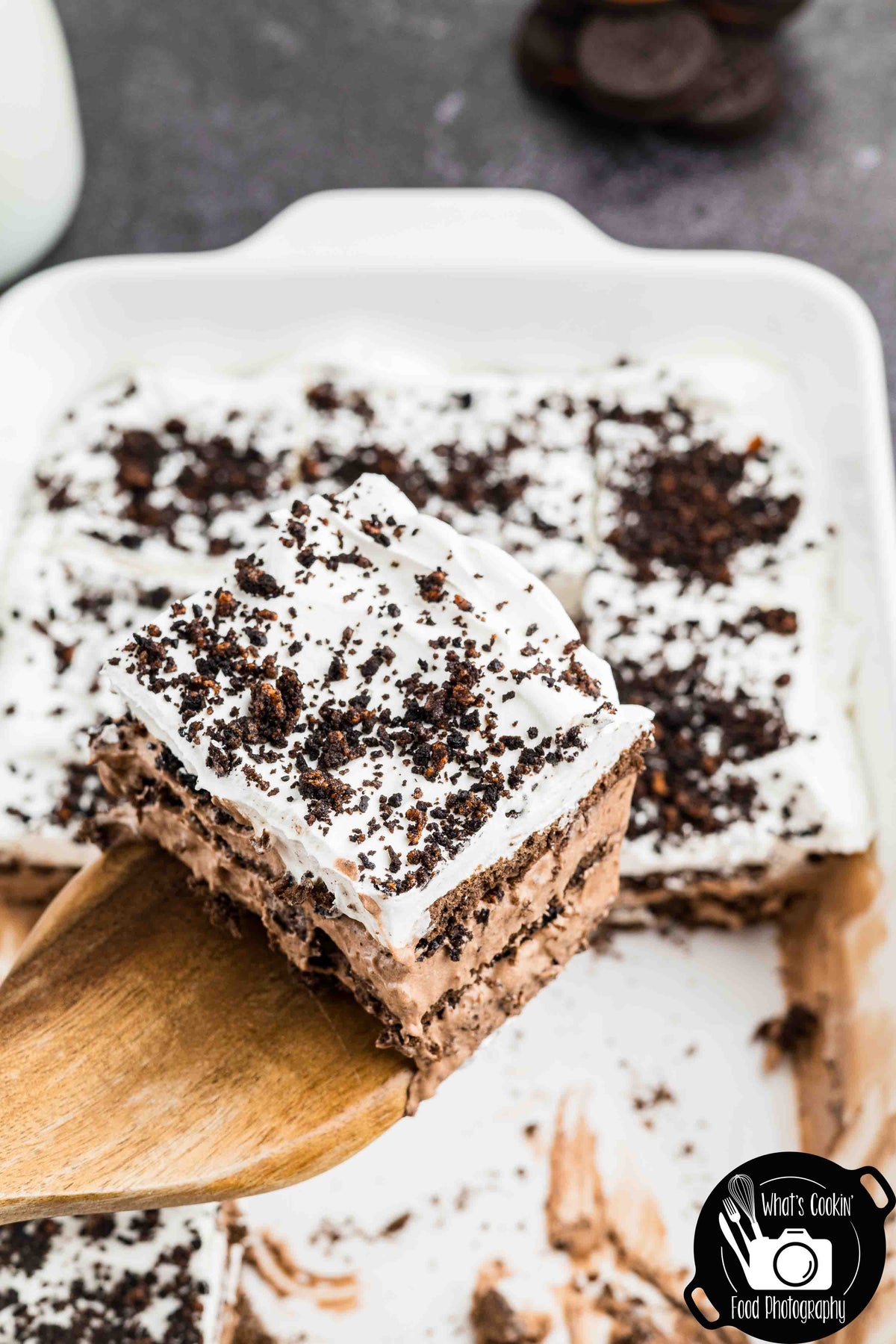No Bake Halloween Oreo Dessert